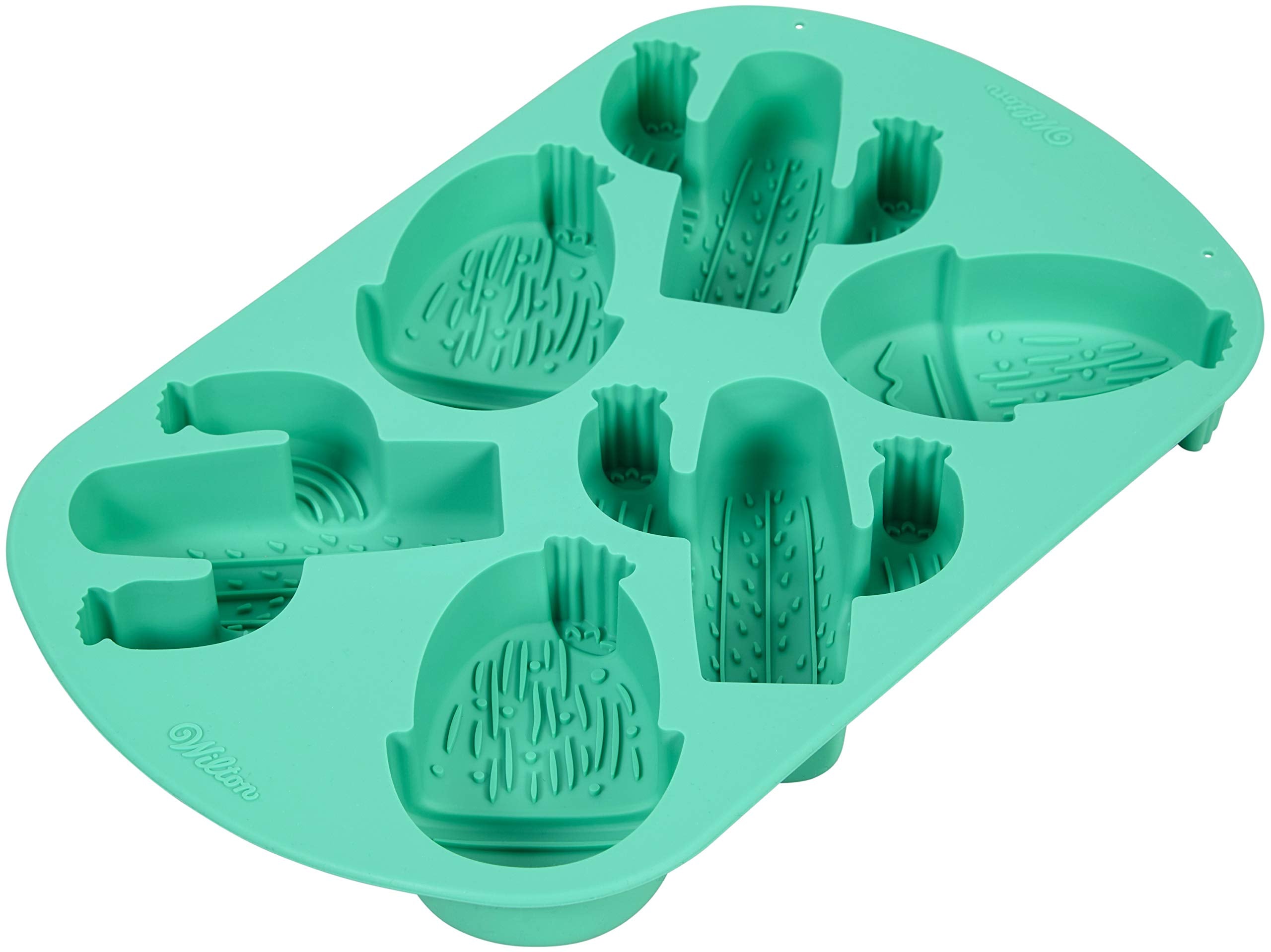 Wilton Silicone Mold 6 Cav Prt, Cactus Party, 6 Cavity