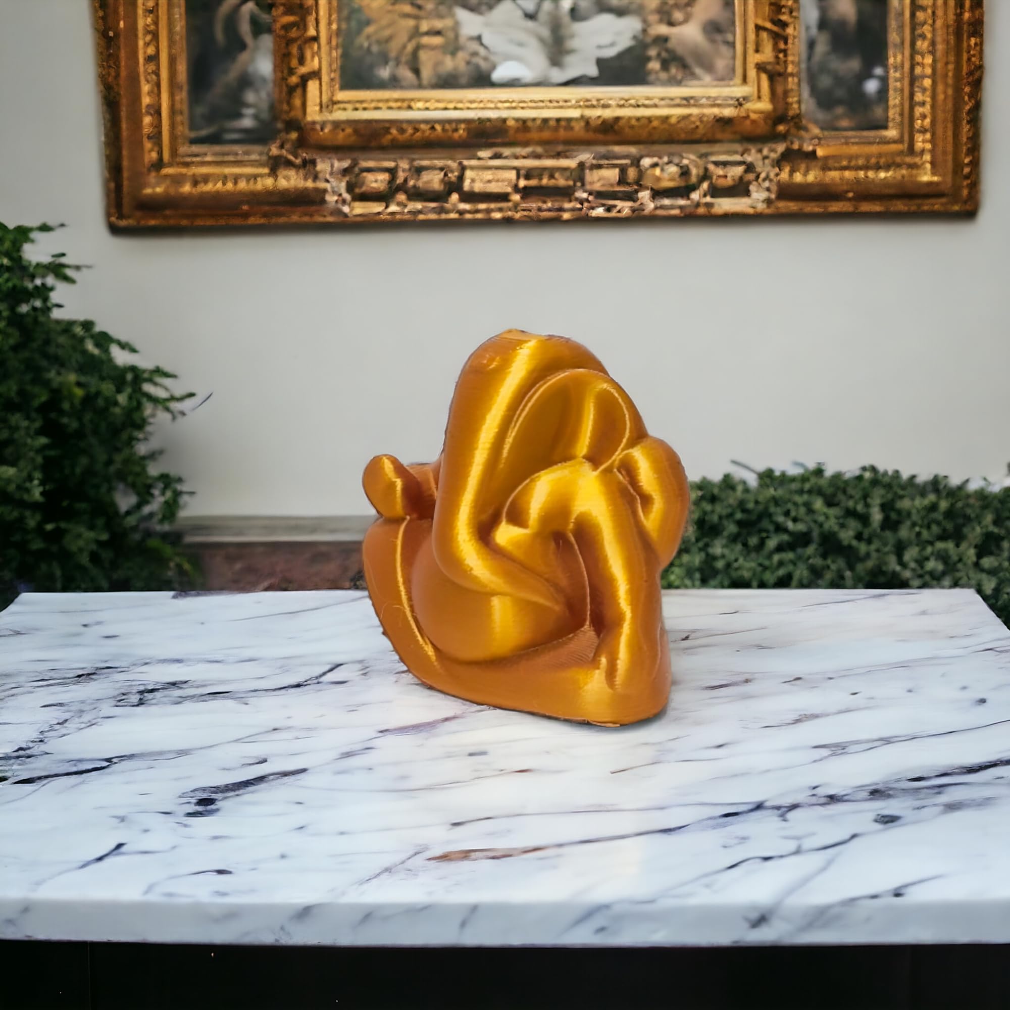 A3Dg Handcrafted Ganesh Statue For Home Decor  Elegant Lord Ganesha Idol For Living Room, Office, Or Pooja Room | Spiritual And