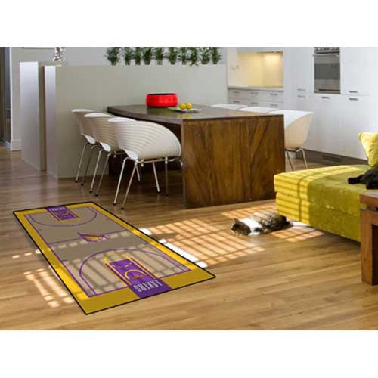 NBA - Los Angeles Lakers Court Runner Rug - 30in. x 54in.