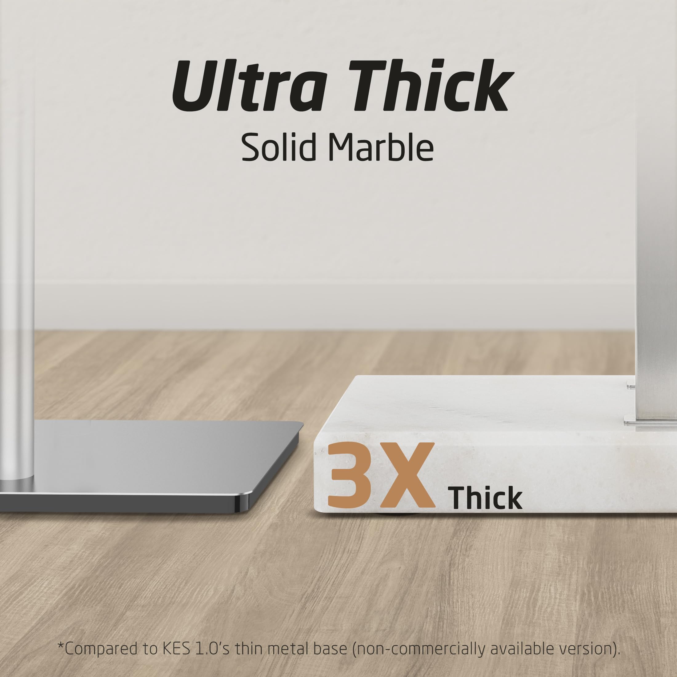 Kes Standing Towel Rack Taller Version, 37'' H (Equal Height) Bathroom Towel Rack Stand With Marble Base, Free Standing Towel Ho