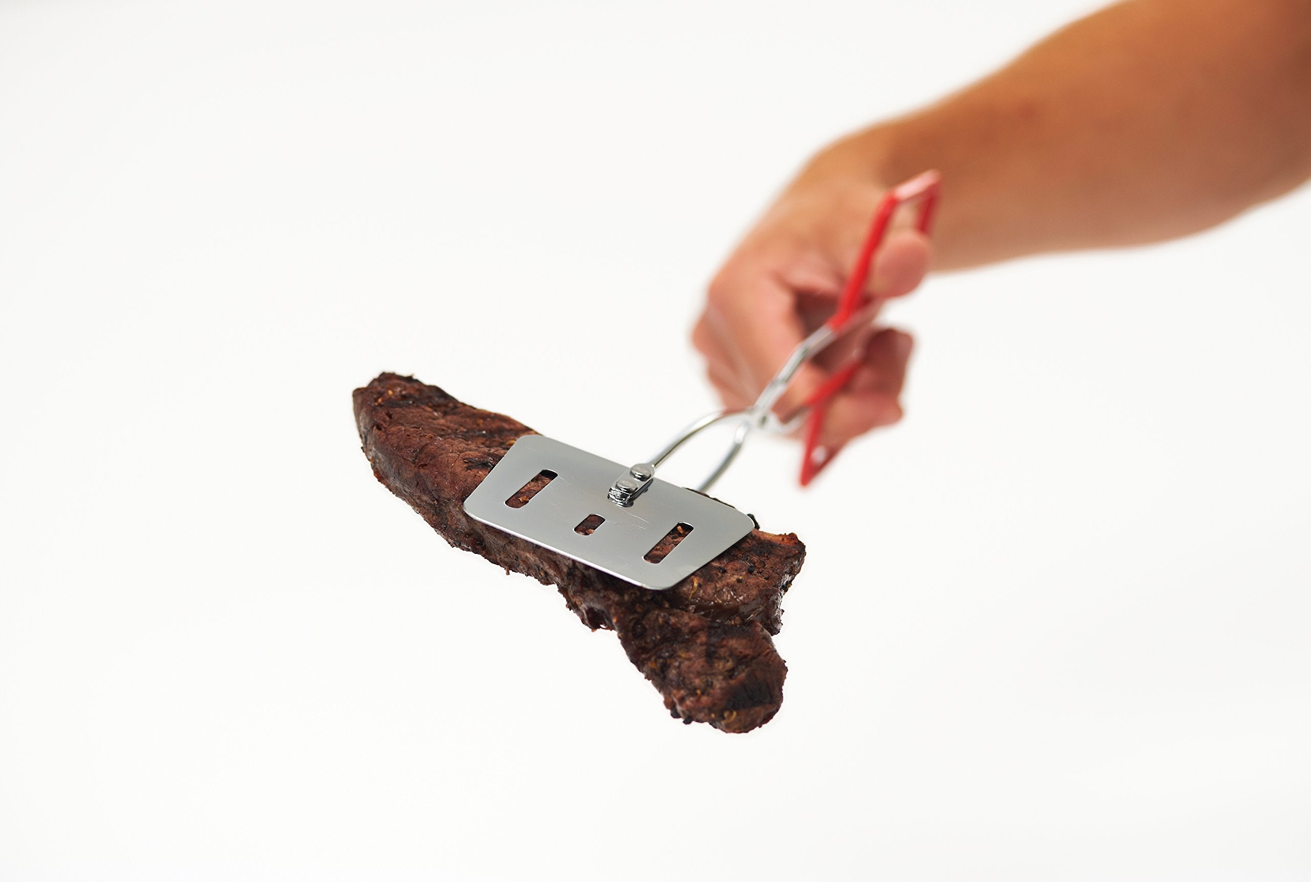 Grillpro 40730 2 In 1 Chrome Plated Turner/Tong, Silver