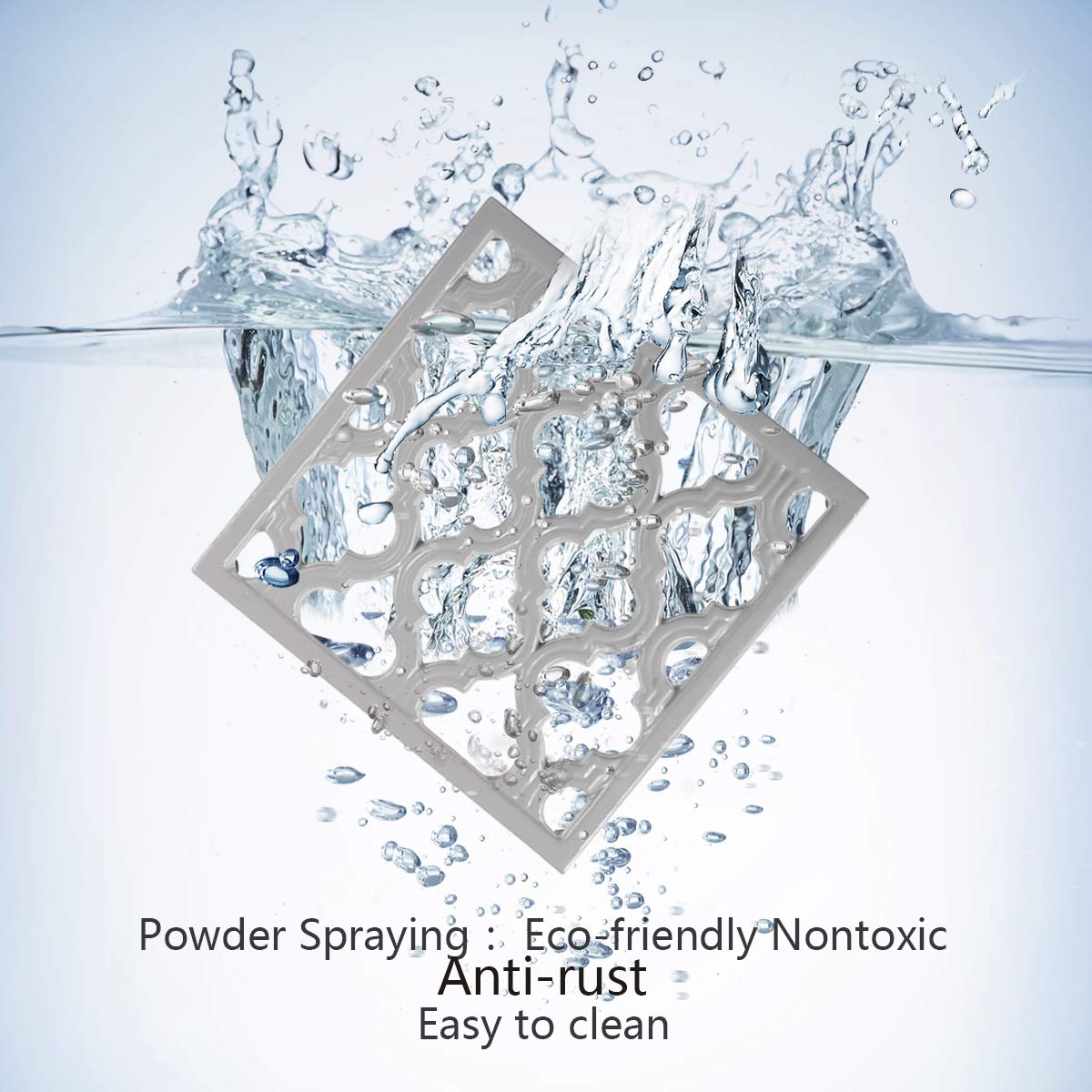 Square Cast Iron Trivet Gray Metal Trivets For Kitchen Dining, Hot Pot Holder Hot Pads For Table & Countertop - Heat Resistant T