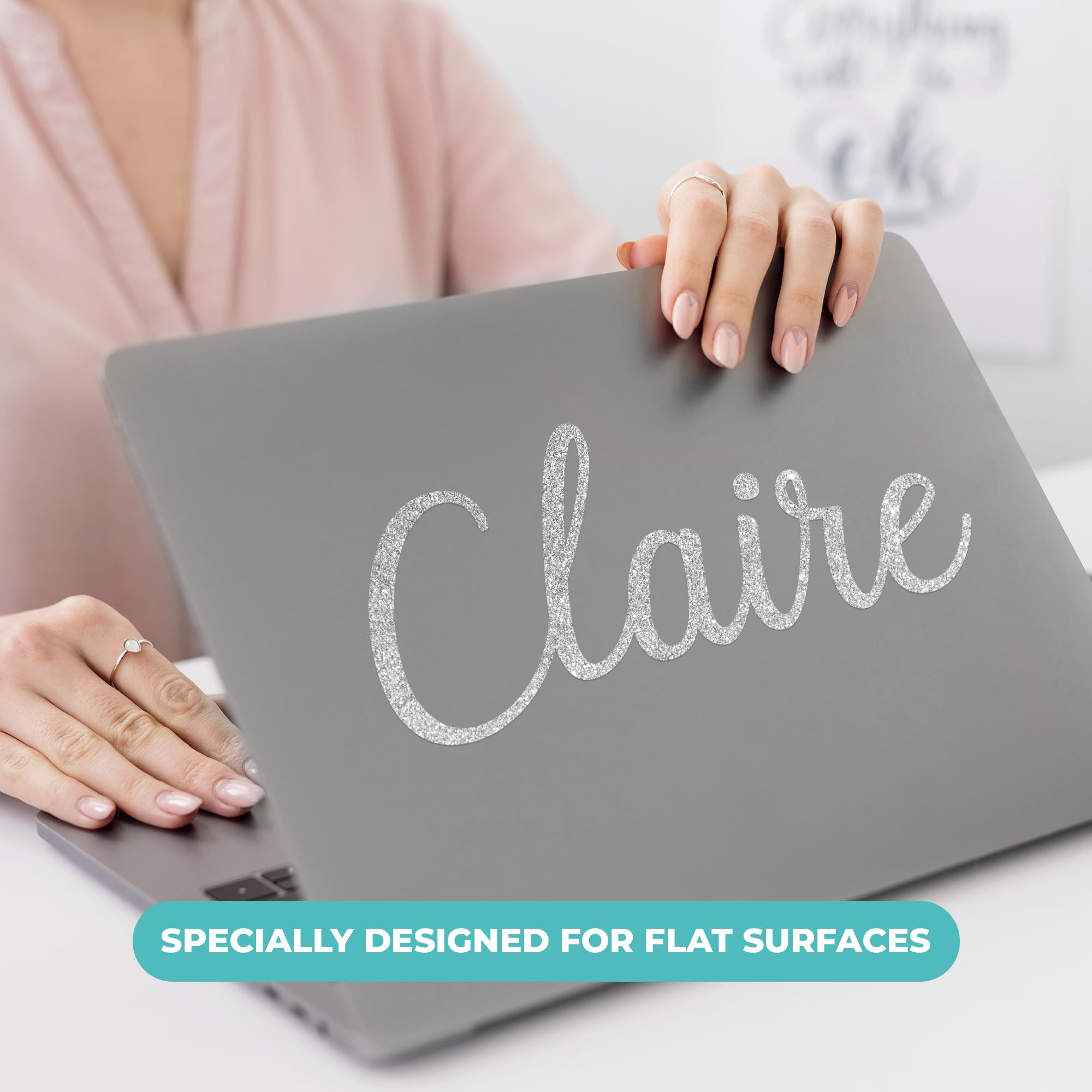 Egd Custom Name Cursive Wall Decal | Personalized Name With Elegant Font | Wall Stickers For Bedroom | Wall Decor For Girls & Bo