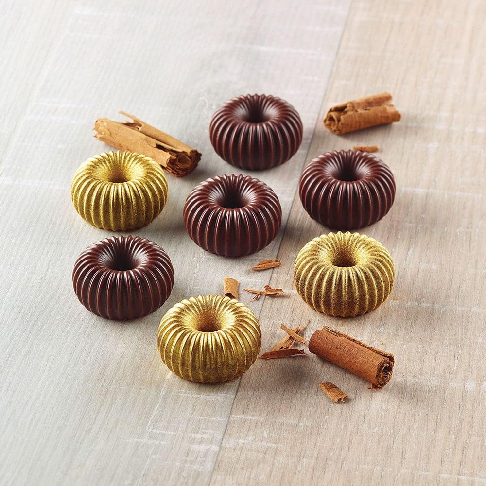 Silikomart Silicone Mould Choco Crown, Brown, 22.149.77.0065, 9 Ml X 11