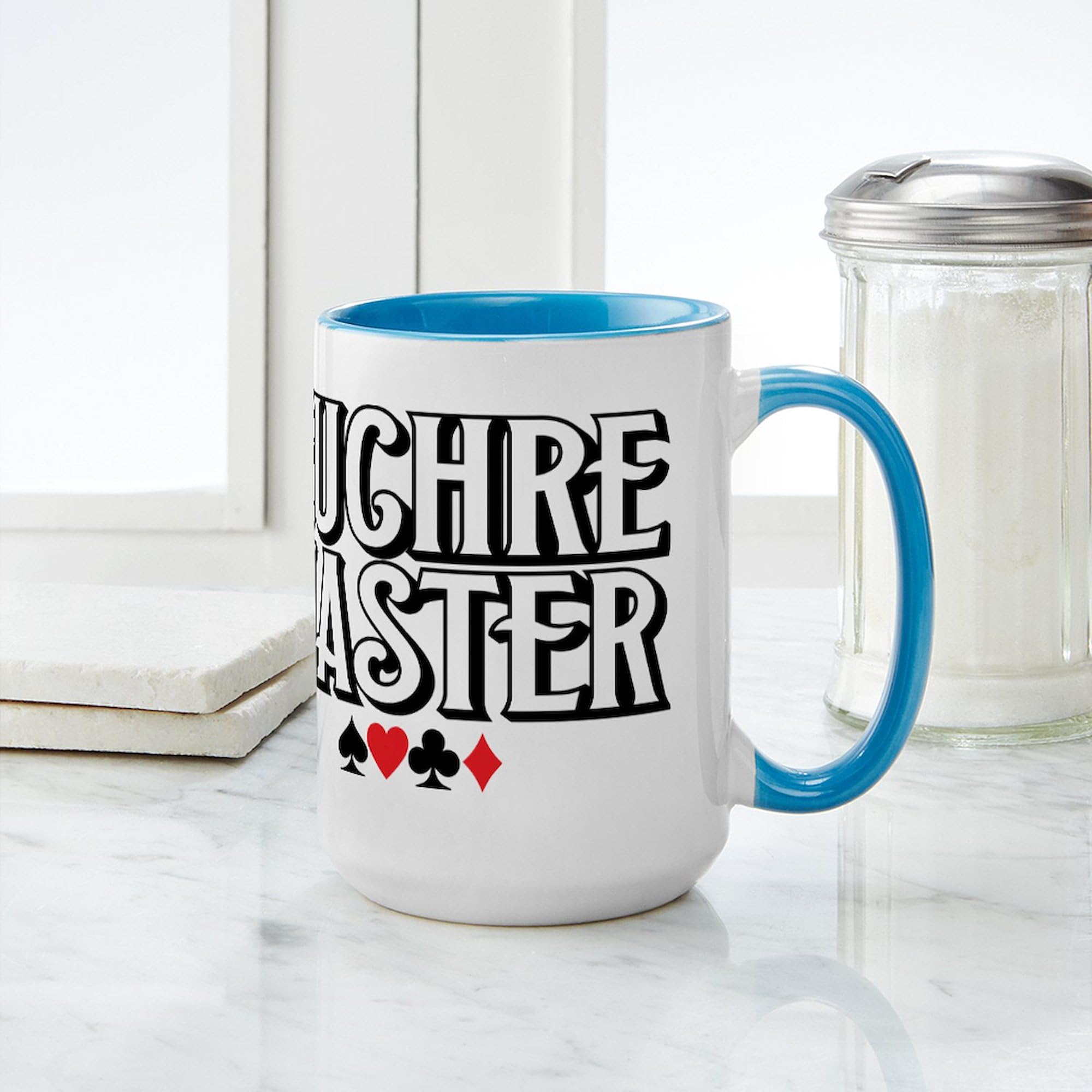 CafePress Euchre Master Mugs 15 oz (444 ml) Ceramic Coffee Mug