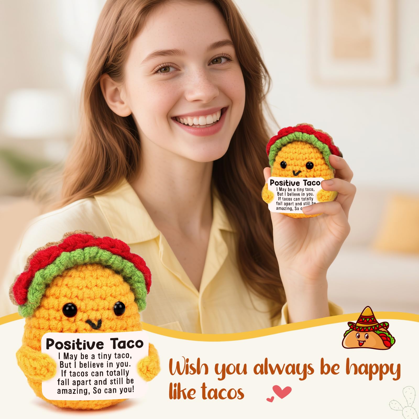 Mini Positive Inspirational Christmas Birthday Gifts for Women Thanksgiving Decorations Basket Get Well Gag Christmas White Elep