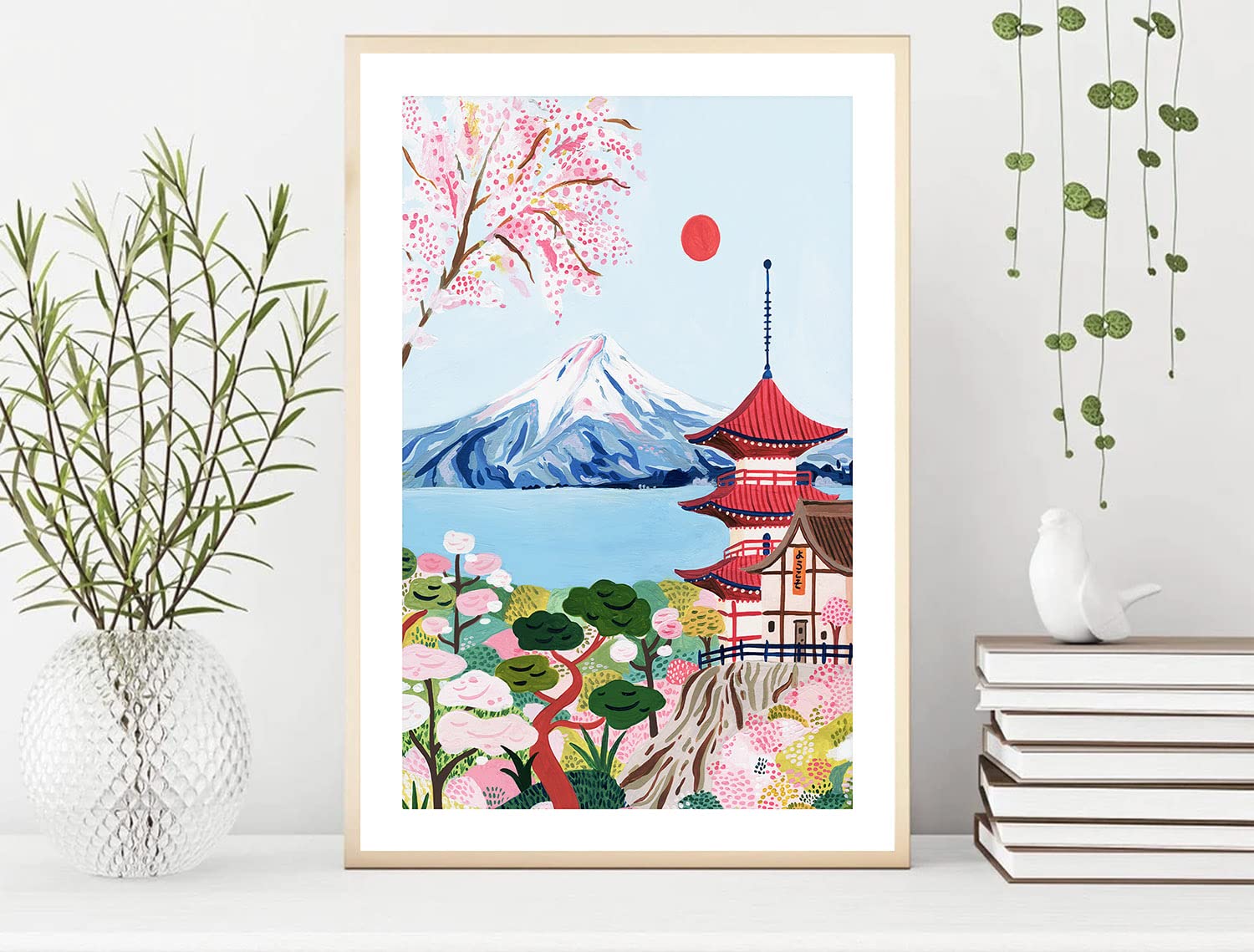 Japan Travel Poster, Mount Fuji Print, Kyoto Print, Japanese Print, Japan Wall Art, Travel Print, Travel Poster, Housewarming Gi