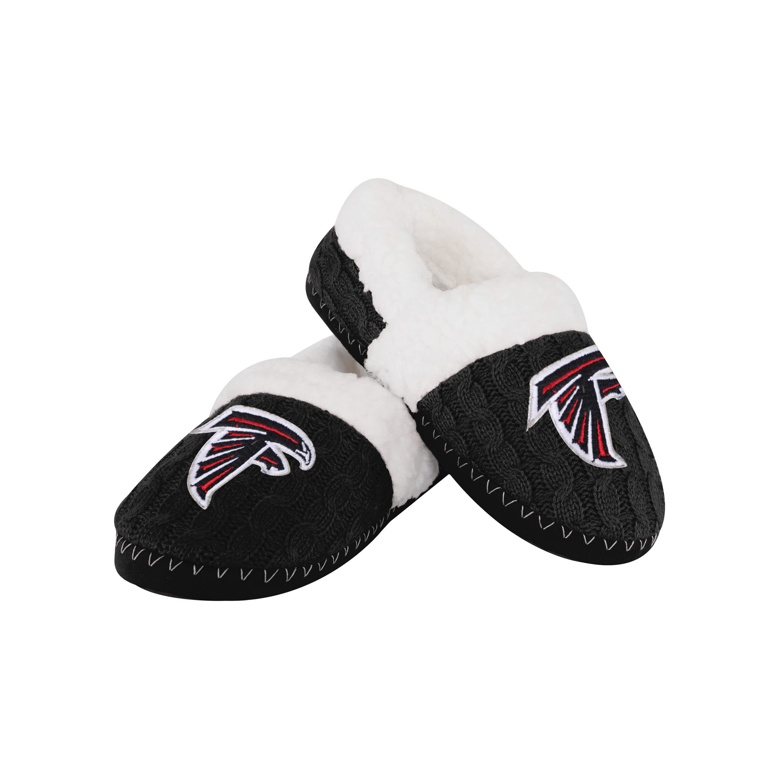 Atlanta Falcons Nfl Nfl Womens Team Color Moccasin Slipper - M