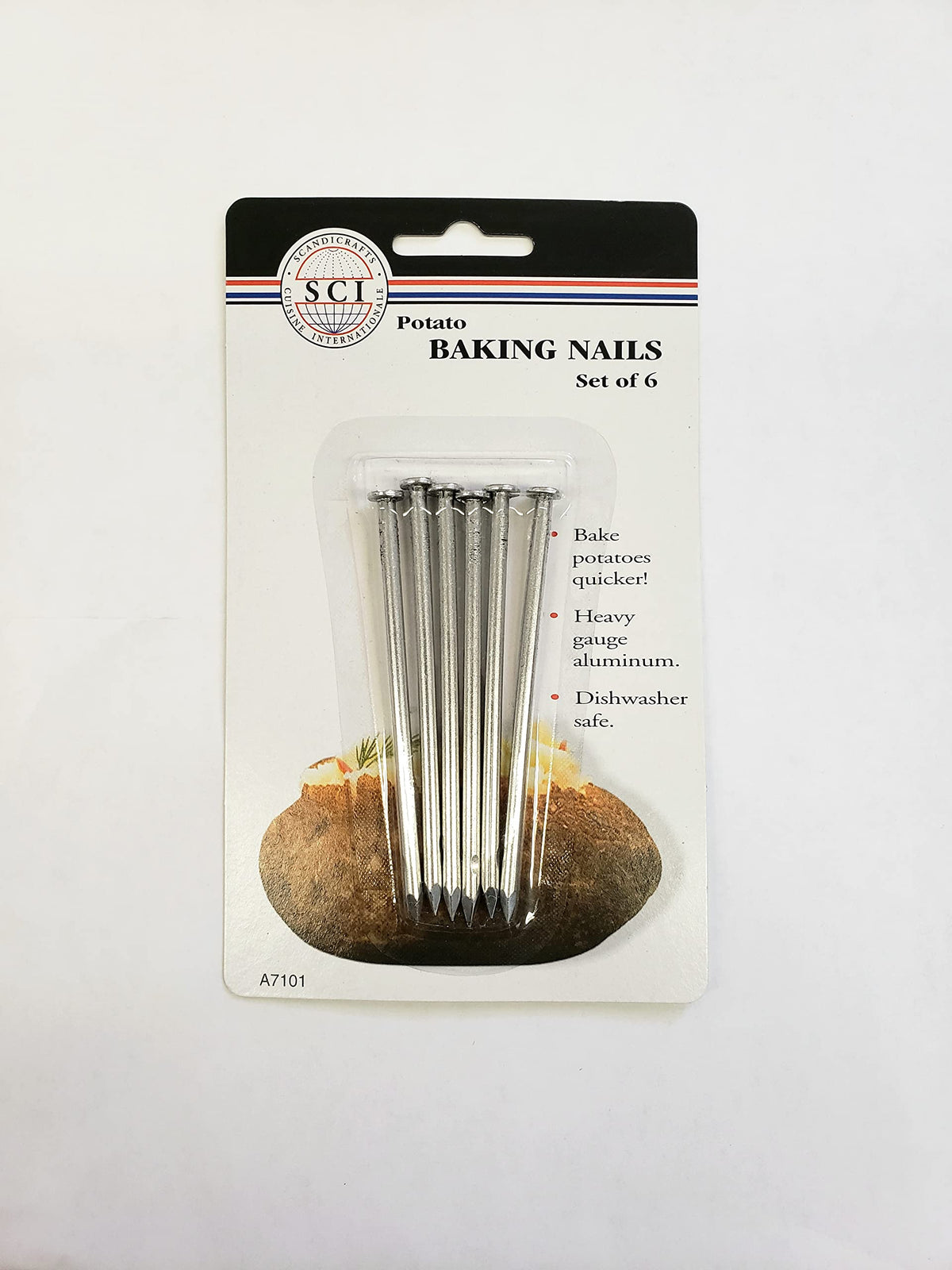 Aluminum Baked Potato Nails Baking Cooking Spud Nail Set Of 6 - Tools & Gadgets By Kitchen Tools