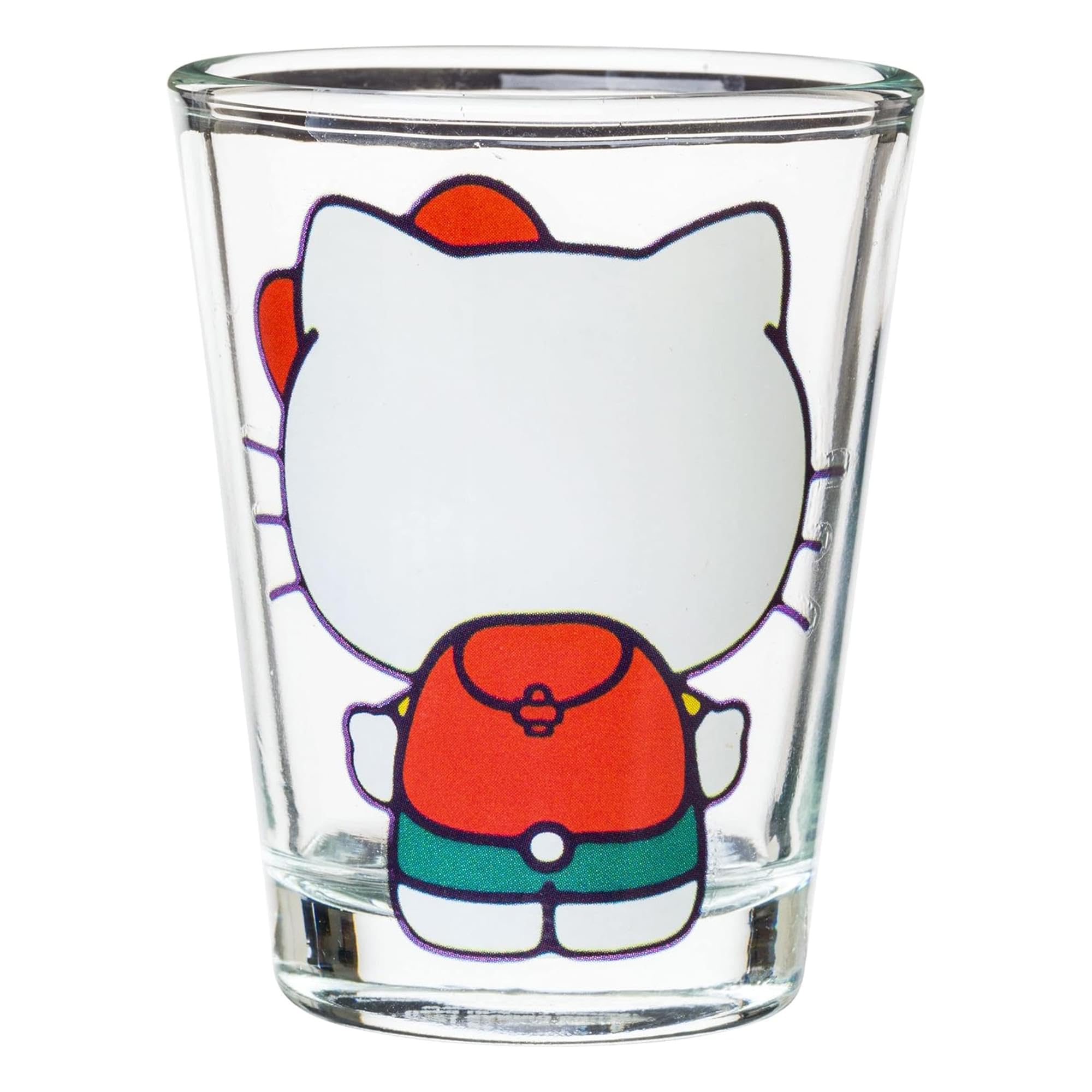 Silver Buffalo Sanrio Hello Kitty Camping Gear 4 Pack Mini Glasses, 1.5 Ounces