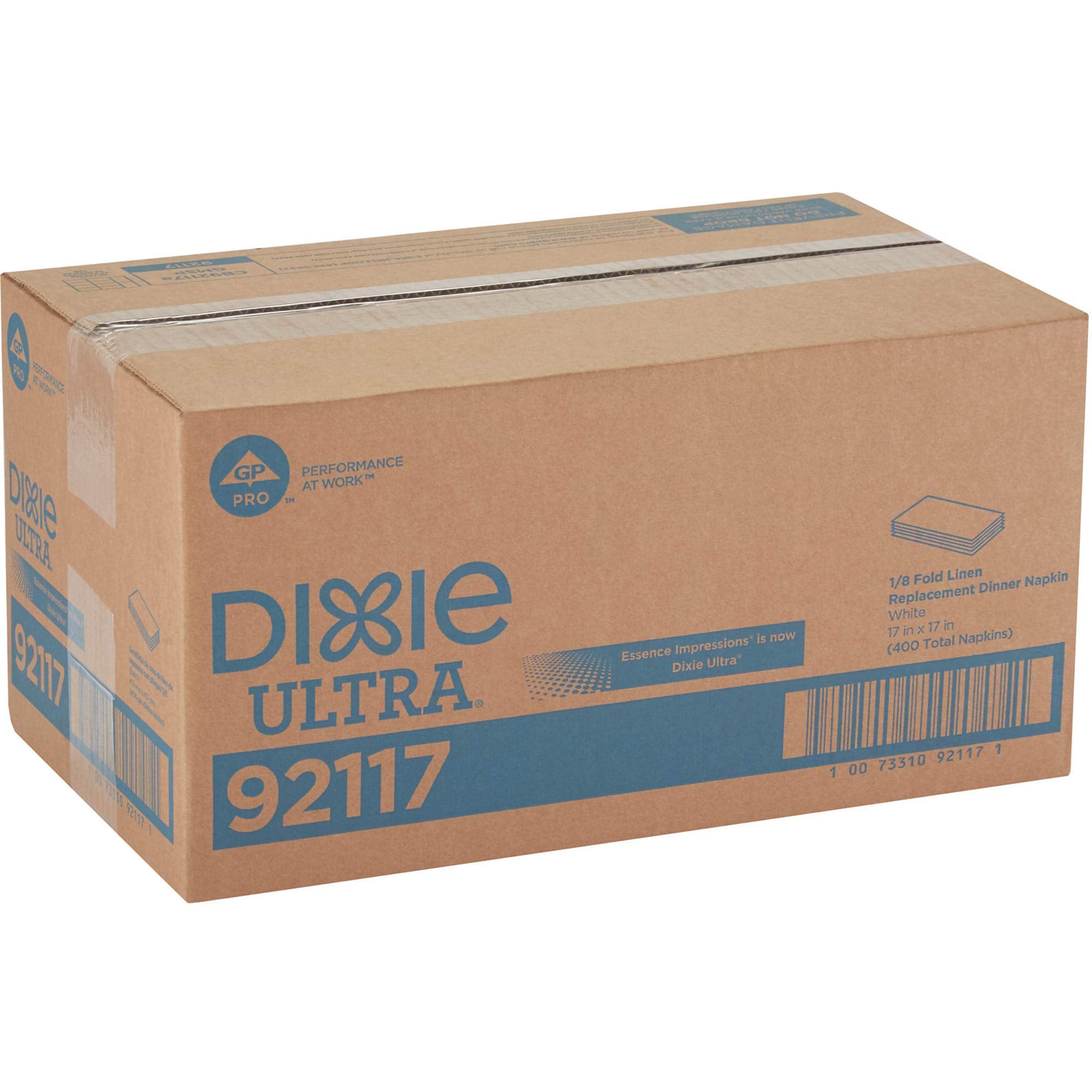Georgia-Pacific Dixie Ultra 1/8-Fold Linen Replacement Dinner Napkin (Previously Essence Impressions) By Gp Pro (Georgia-Pacific
