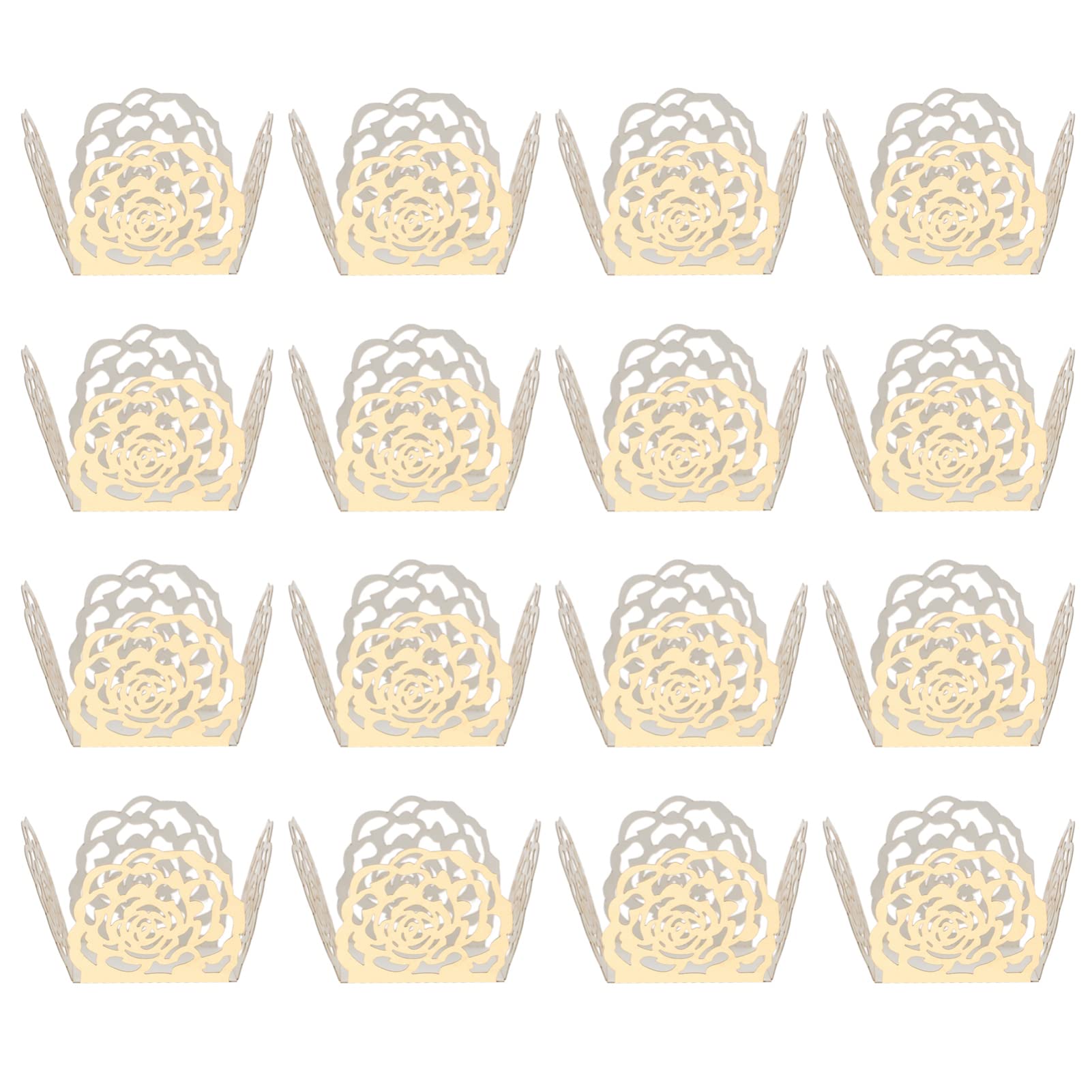 Dessert 50Pcs Truffle Wrappers Chocolate Candy Cups Truffle Liners Truffle Cups For Shower Bridal Shower Birthday Wedding Party