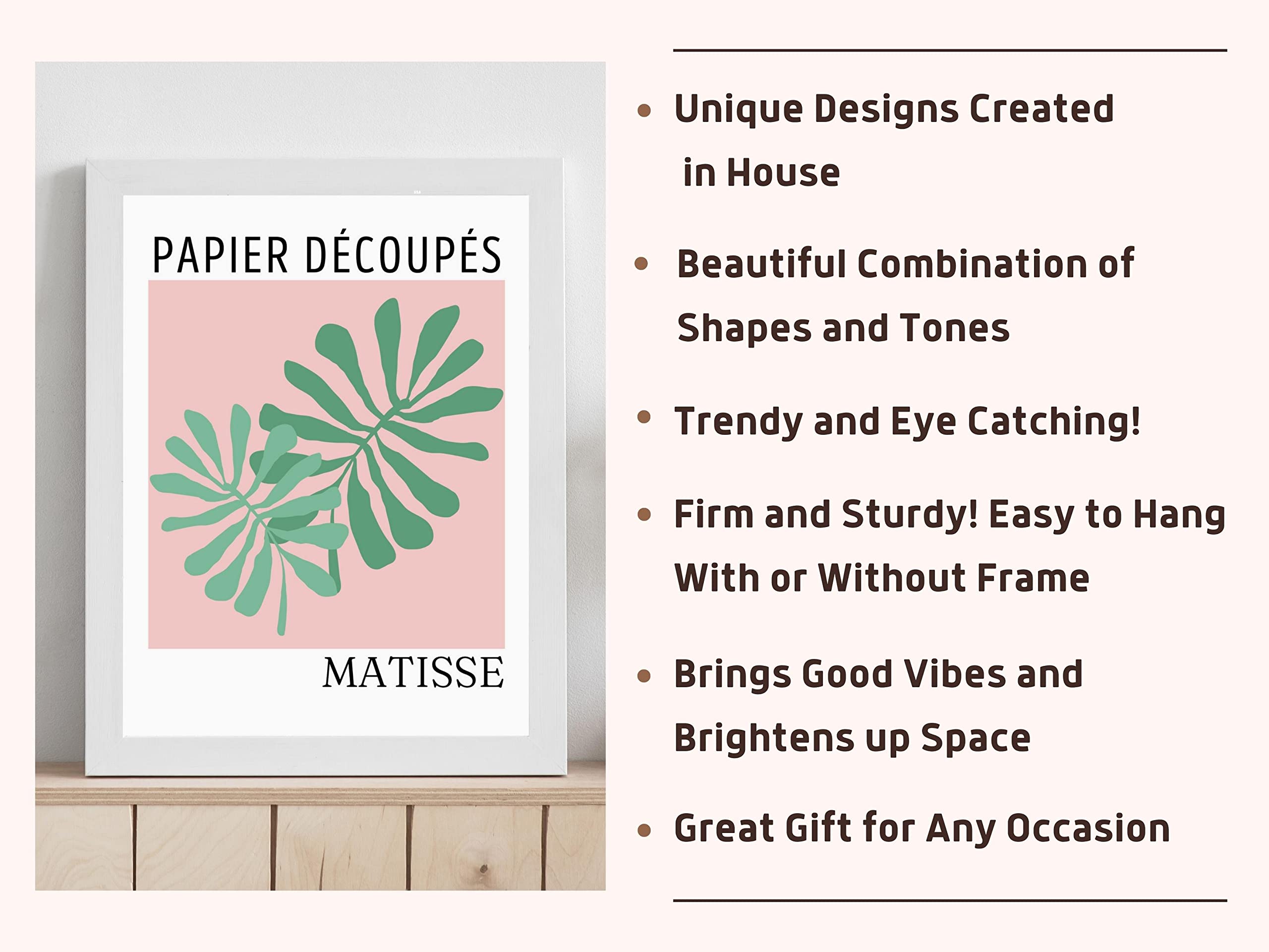 Pastel Danish Room Decor Aesthetic Posters Pink and Green Matisse Wall Art Prints for Bedroom Wall Decor  Flower Market Cute Poster Set of 6 for Teen Girls College Dorm Room Decor UNFRAMED  8x10
