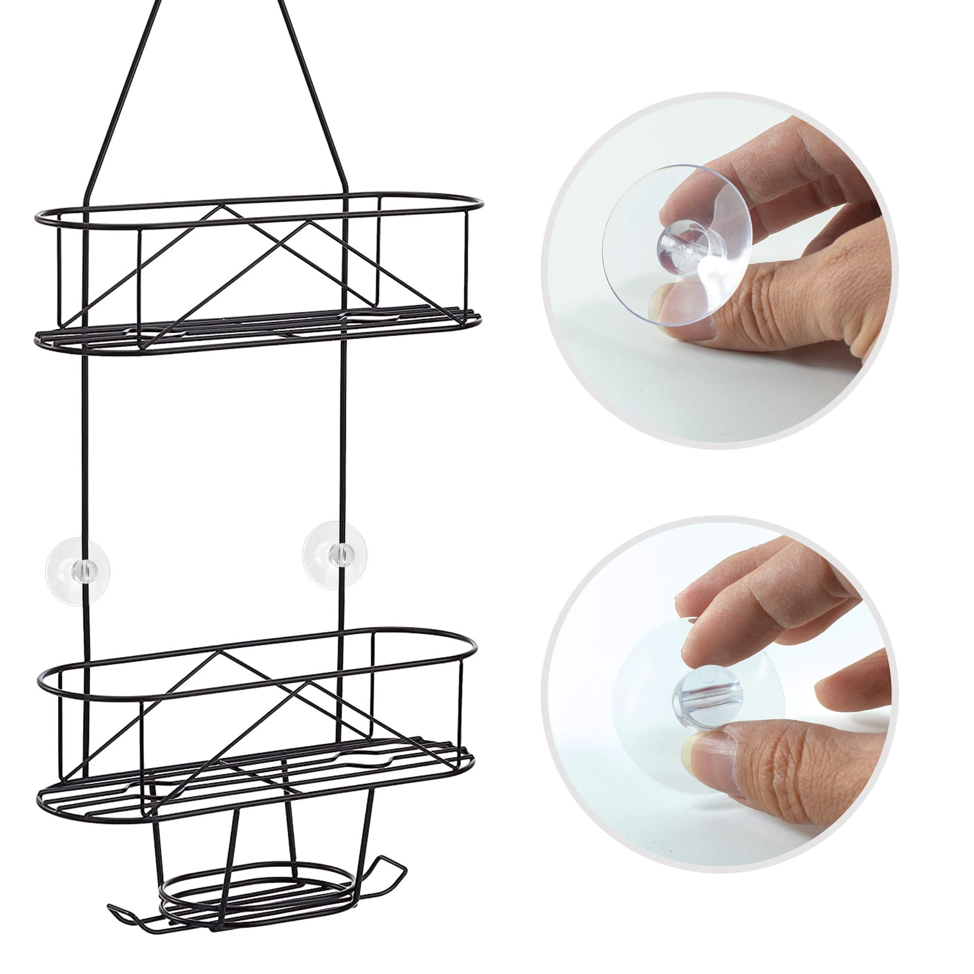 Yeebeny 6Pcs Shower Caddy Connectors Suction Cups For Bathroom, Heavy Strength Large Suction Cups Without Hooks, Replacement Suc