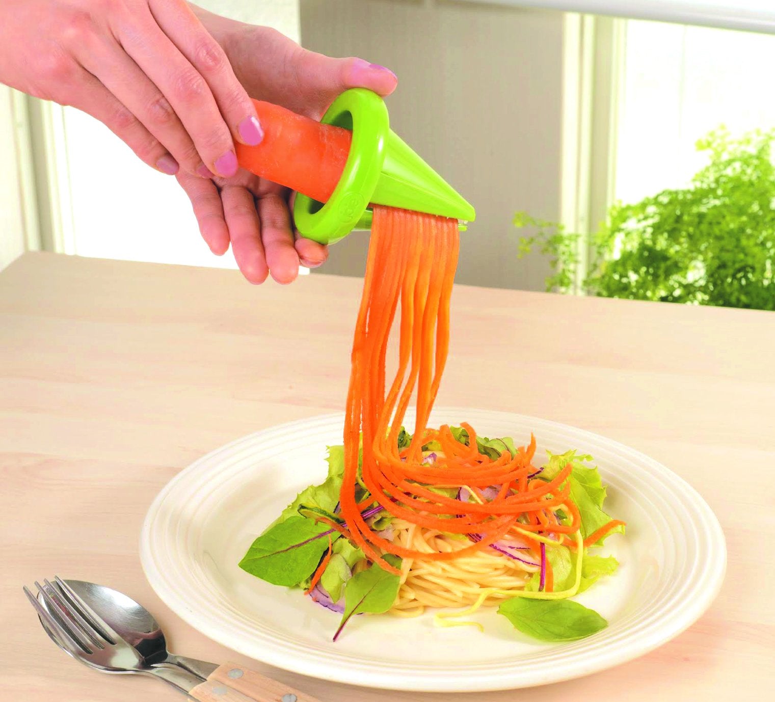 Joie Veggie Spiral Strips Slicer, 2.75-Inches X 2.75-Inches X 3-Inches