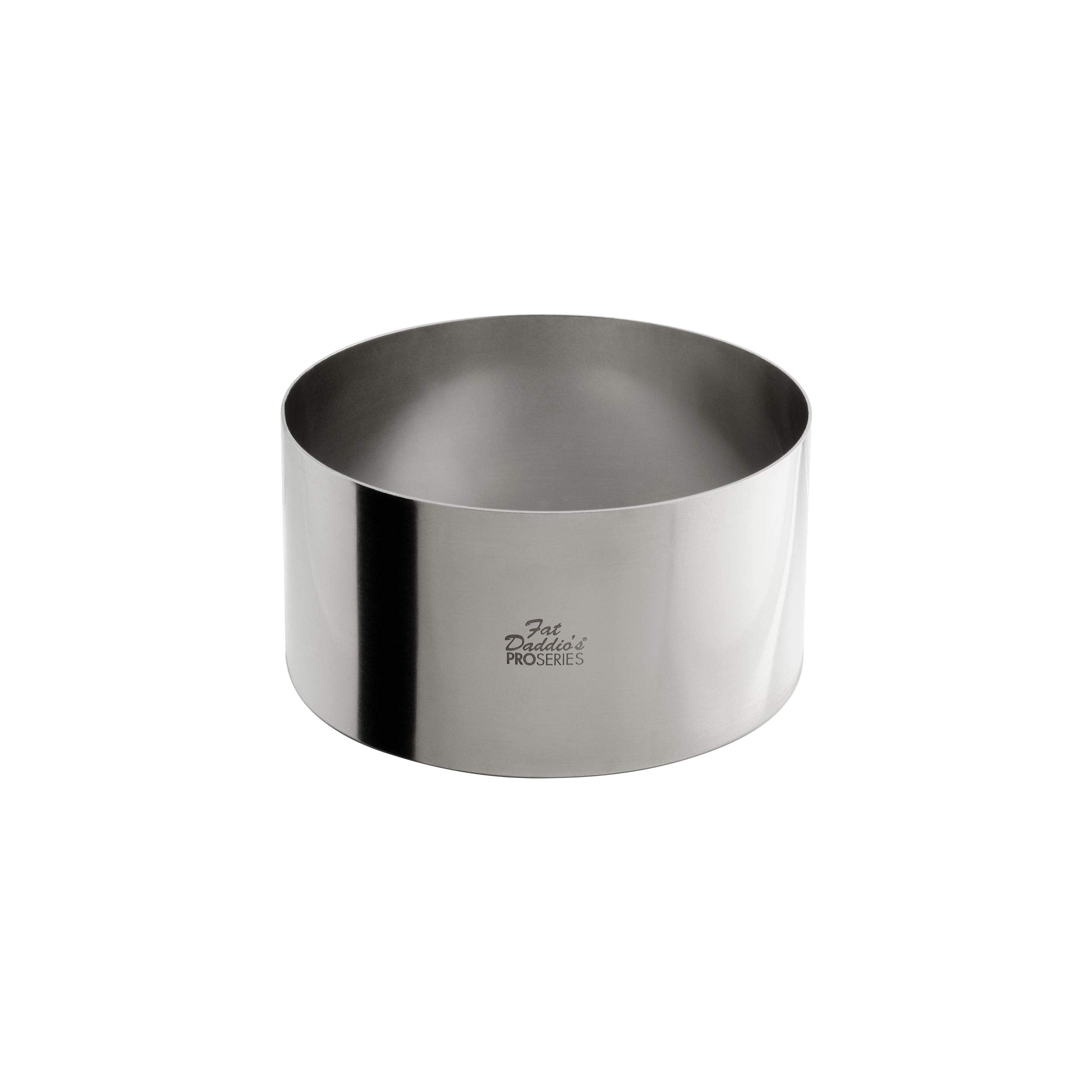 Fat Daddios SSRD6030 Cake & Pastry Ring, 6 x 3 Inch, Silver