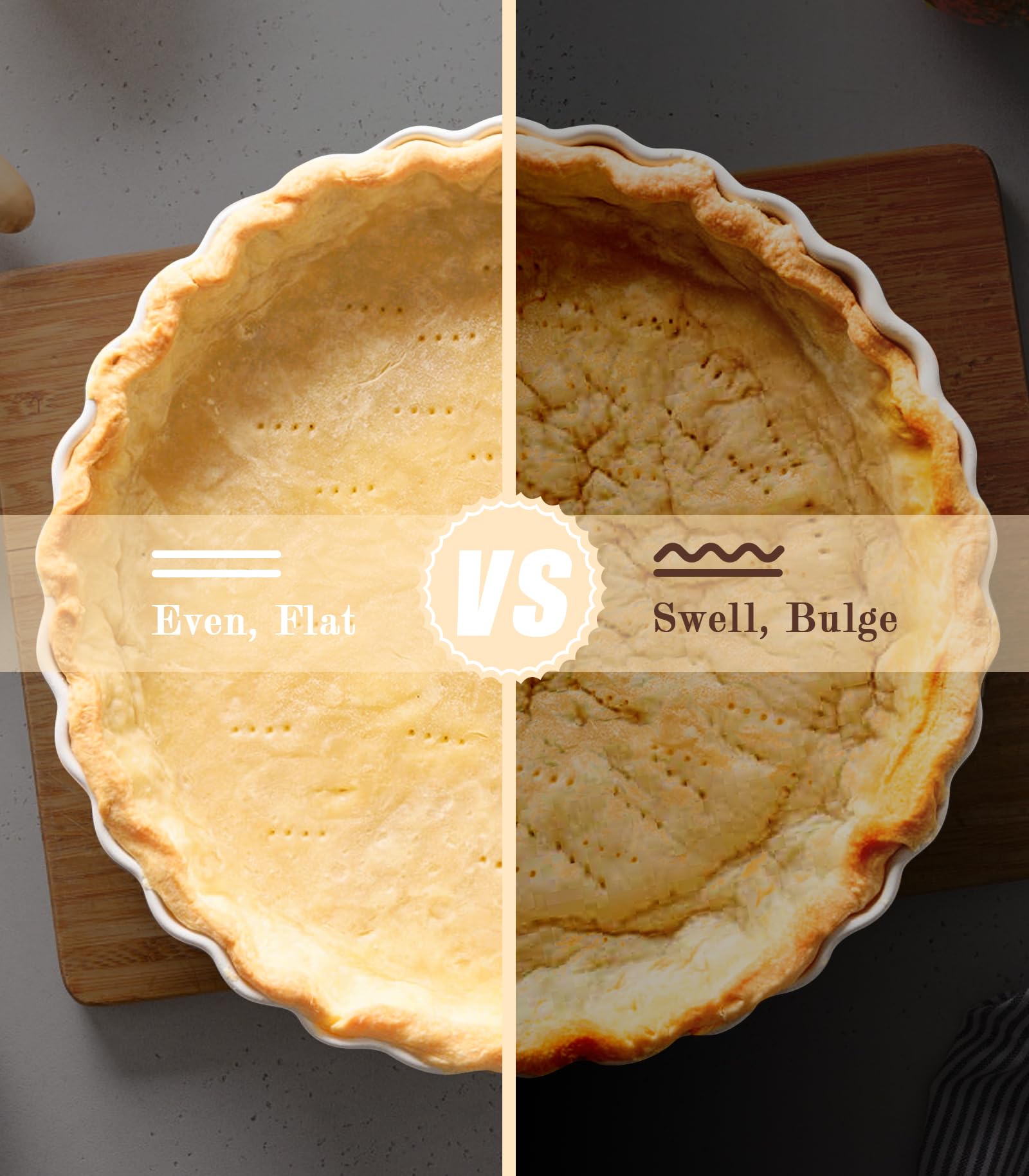 Pie Weights For Baking Crusts,Ceramic Baking Beans For Blind Bake,2.2 Lbs Reusable Ceramic Stoneware,Suitable For Various Pies A