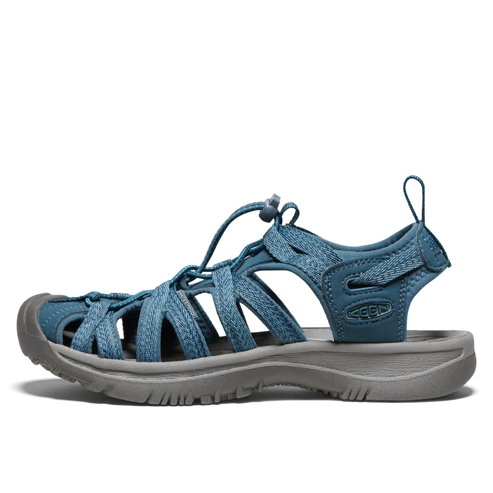 Keen Womens Whisper Closed Toe Sport Sandals, Smoke Bluesmoke Blue, 85