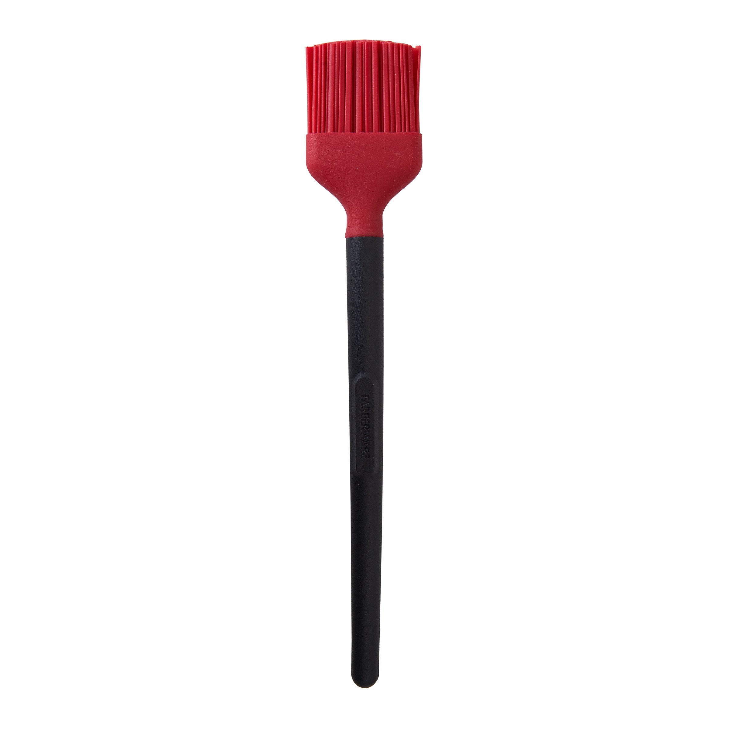 Farberware Professional Heat Resistant Silicone Basting Brush, Red/Black