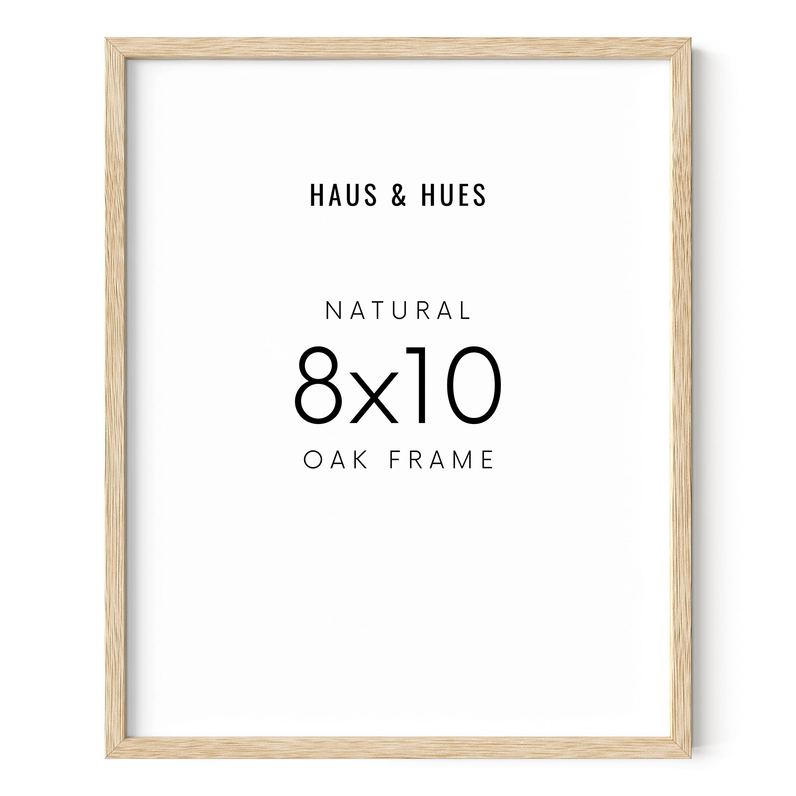 HAUS AND HUES 8x10 Frame - 8x10 Wood Picture Frame Wood Frames 8x10 Wood Frame Natural Wood Picture Frames Light Wood Frame 8x10
