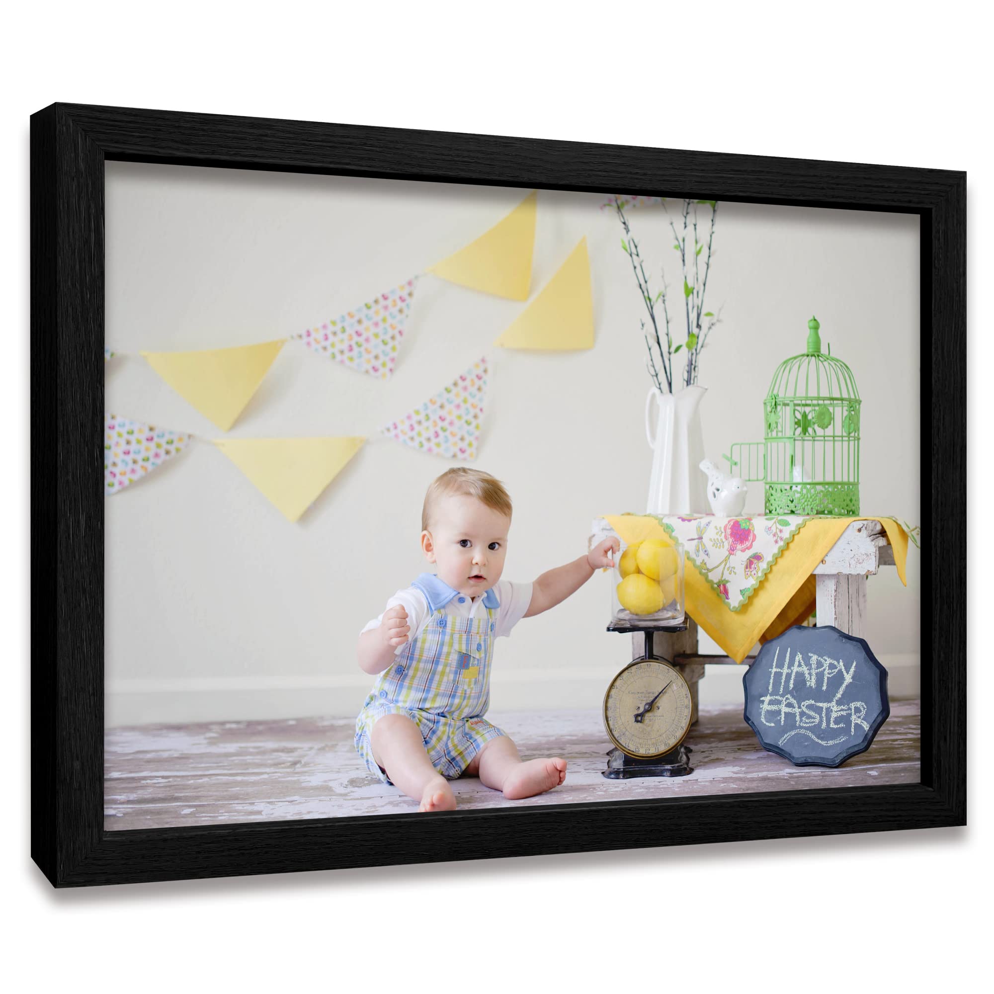 Framed Custom Canvas Prints With Your Photos Personalized Photo To Canvas Print Gifts For Couples Friends Family Baby Pets 10X8