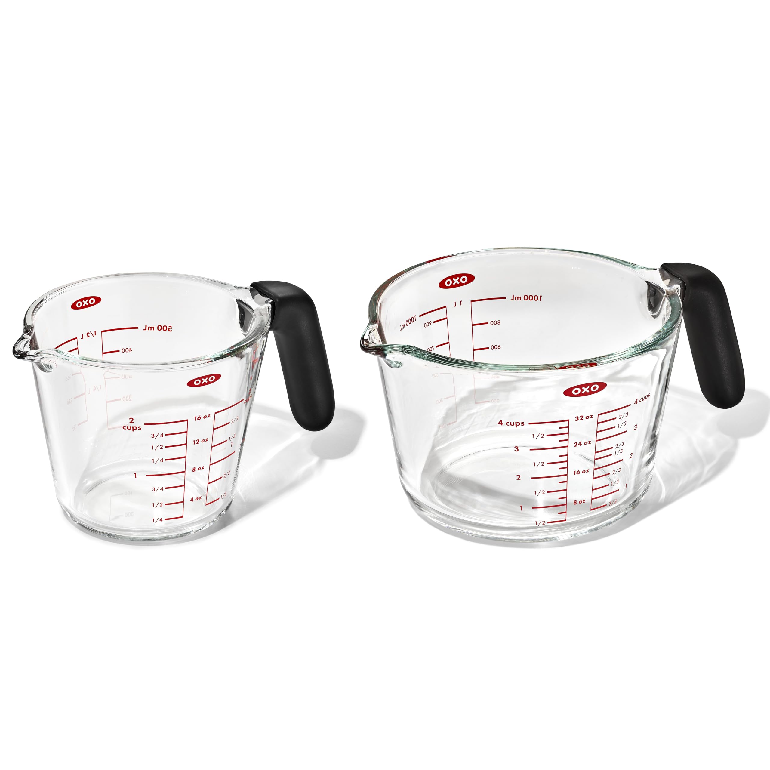 OXO Good Grips 2-Cup and 4-Cup Glass Measuring Cup Set