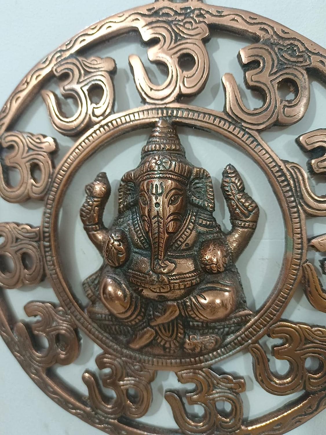 Dn Enterprises Wall Hanging Ganesha For Main Door Home Office Dcoration | Ganesha Wall Hanging Frame For Main Door (Brown)