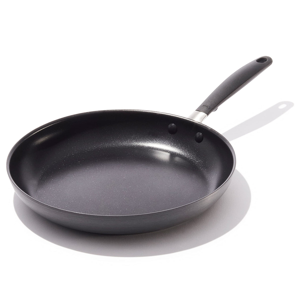 Oxo Good Grips 12'' Frying Pan Skillet, 3-Layered German Engineered Nonstick Coating, Stainless Steel Handle With Nonslip Silico