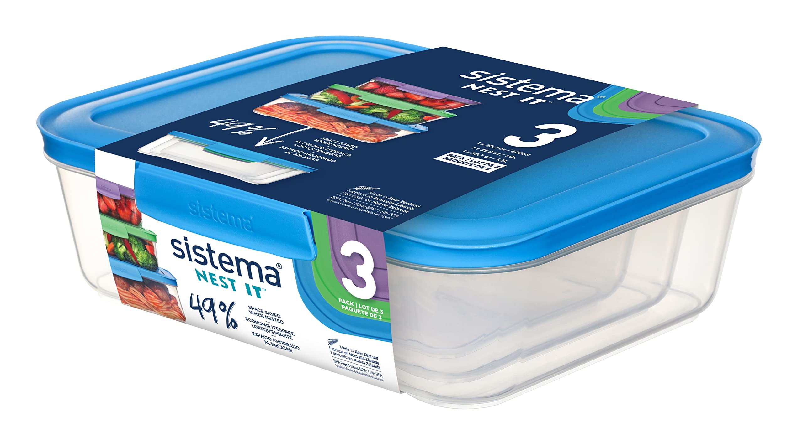 Sistema To Go Lunchbox Mint/Navy 1.2 L