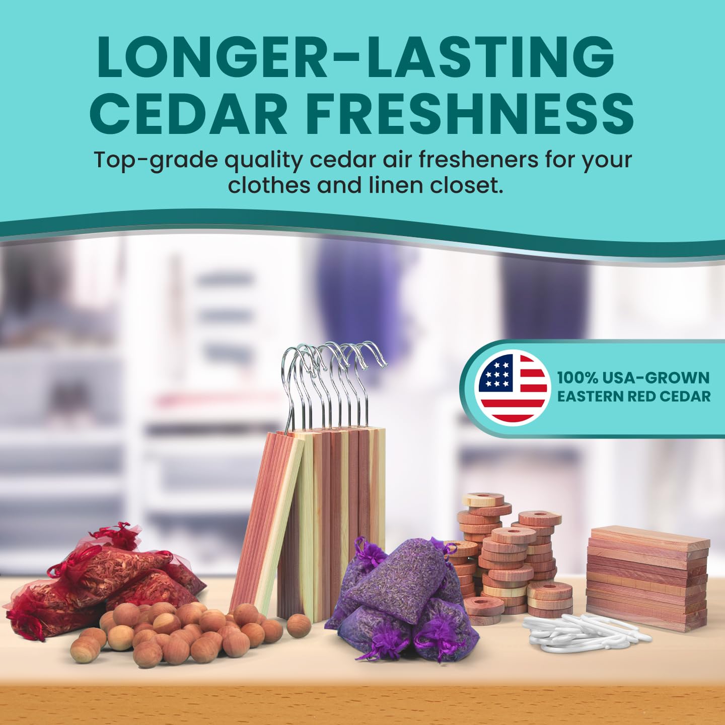 12 Cedar Blocks For Clothes Storage - Cedar Chips For Closets And Drawers - Cedar Balls For Clothes Storage - Cedar Planks - Ced