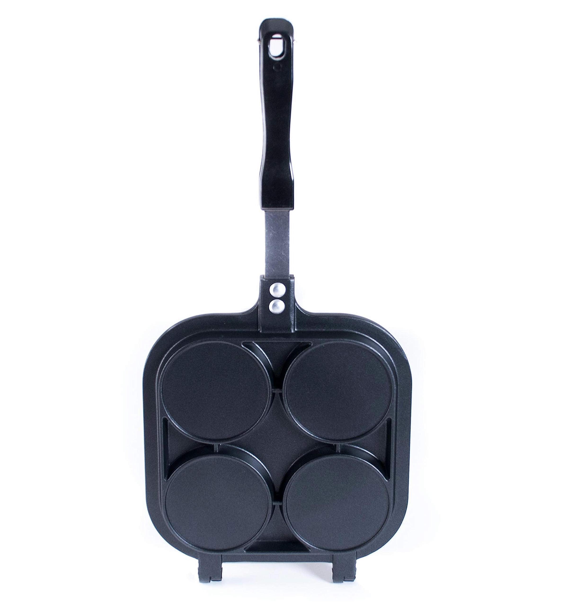 Happy Sales Hsob-Ykp4B, Japanese Obanyaki Pan, 3 Inch Diameter Stuffed Pancake Toaster Nonstick Aluminum Pan