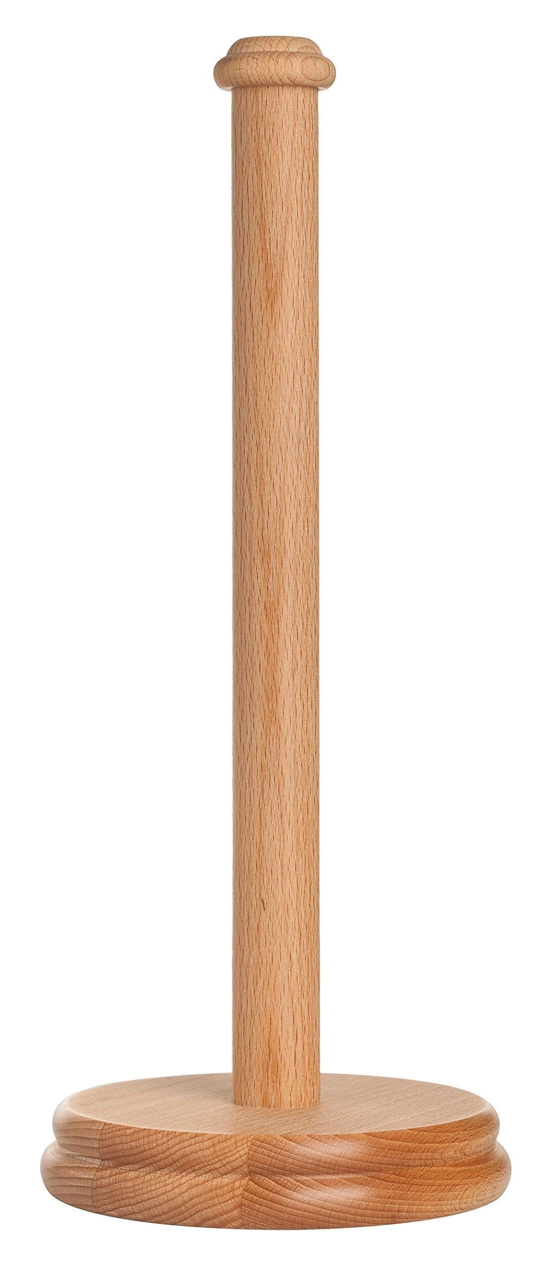 Hic Kitchen Wooden Paper Towel Holder, Fsc-Certified Beechwood Local To The Czech Republic