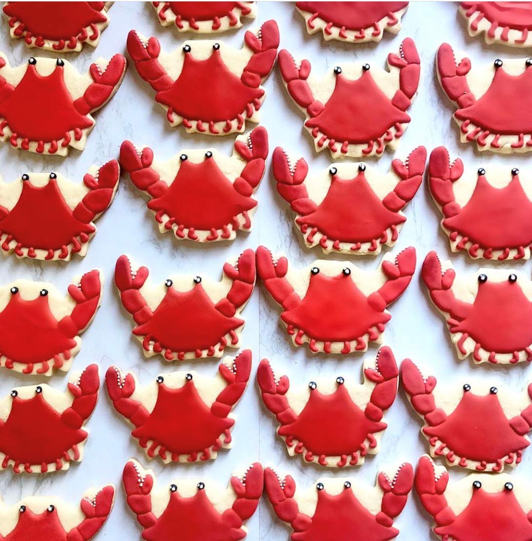 Crab Cookie Cutter 5.5'' Made In Usa By Ann Clark