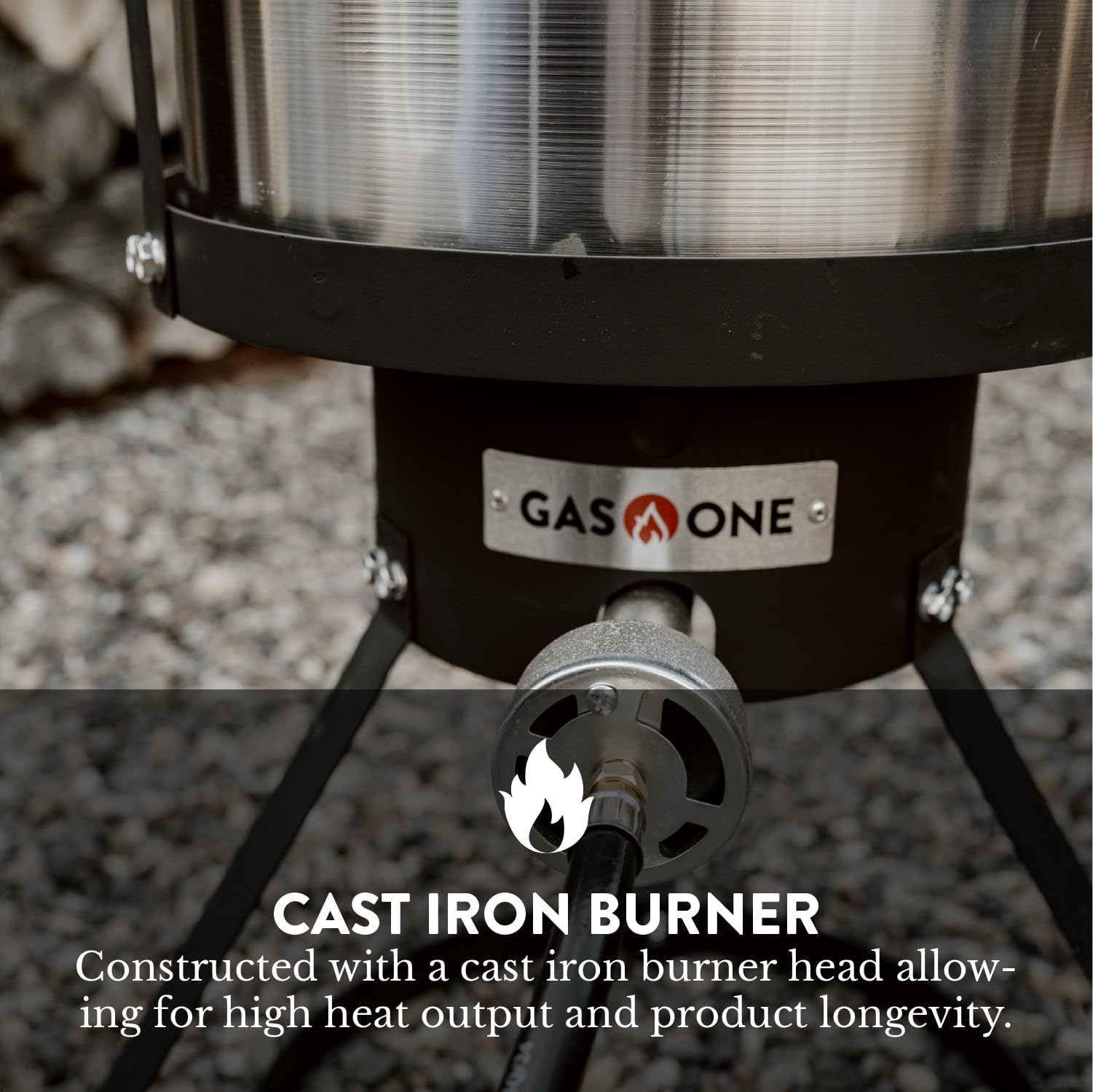 Gasone B-5155-Red 30 Qt Set With Propane Gas Burner, Perforated Turkey Deep, Outdoor Cooking And Frying, Complete Fryer With A B