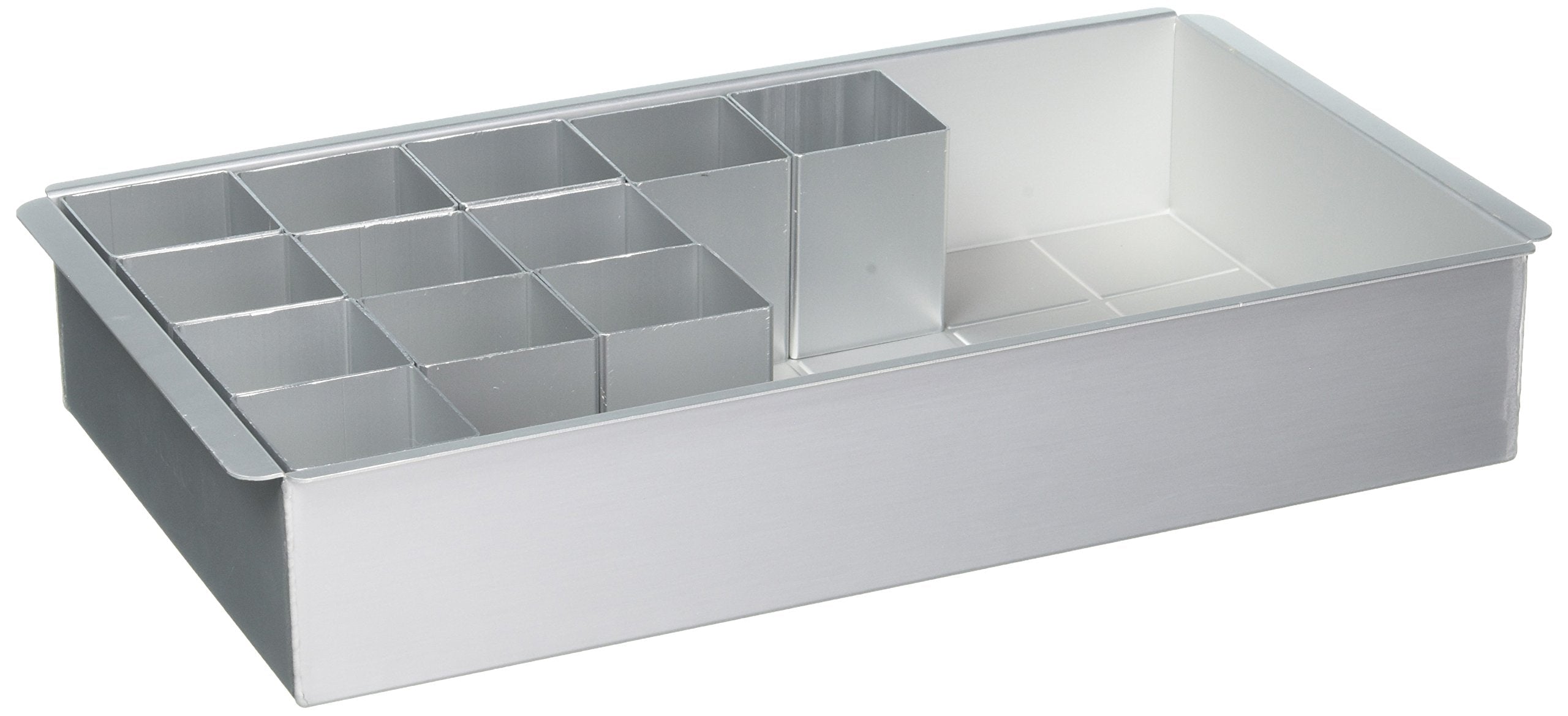 Ny Cake Novelty Alphabet Cake Pan Set, 15 1/4'' X 8 1/2'' X 2 1/8'', Silver