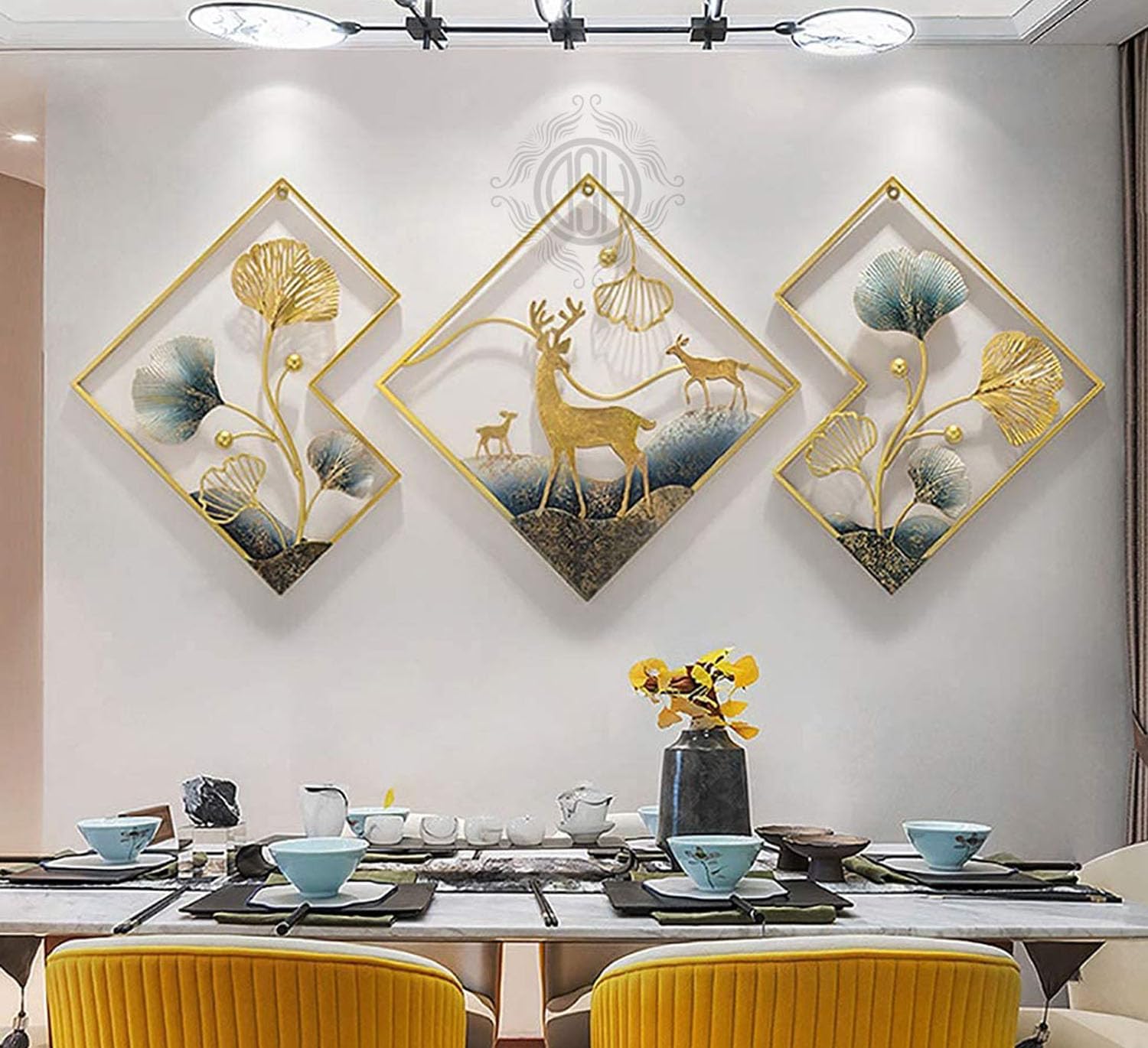 Dsh Crafting Your Curiosity Metal Wall Art Wall Sculpture Wall Hanging Showpiece Perfect For Home, Hotel (02-Dear)