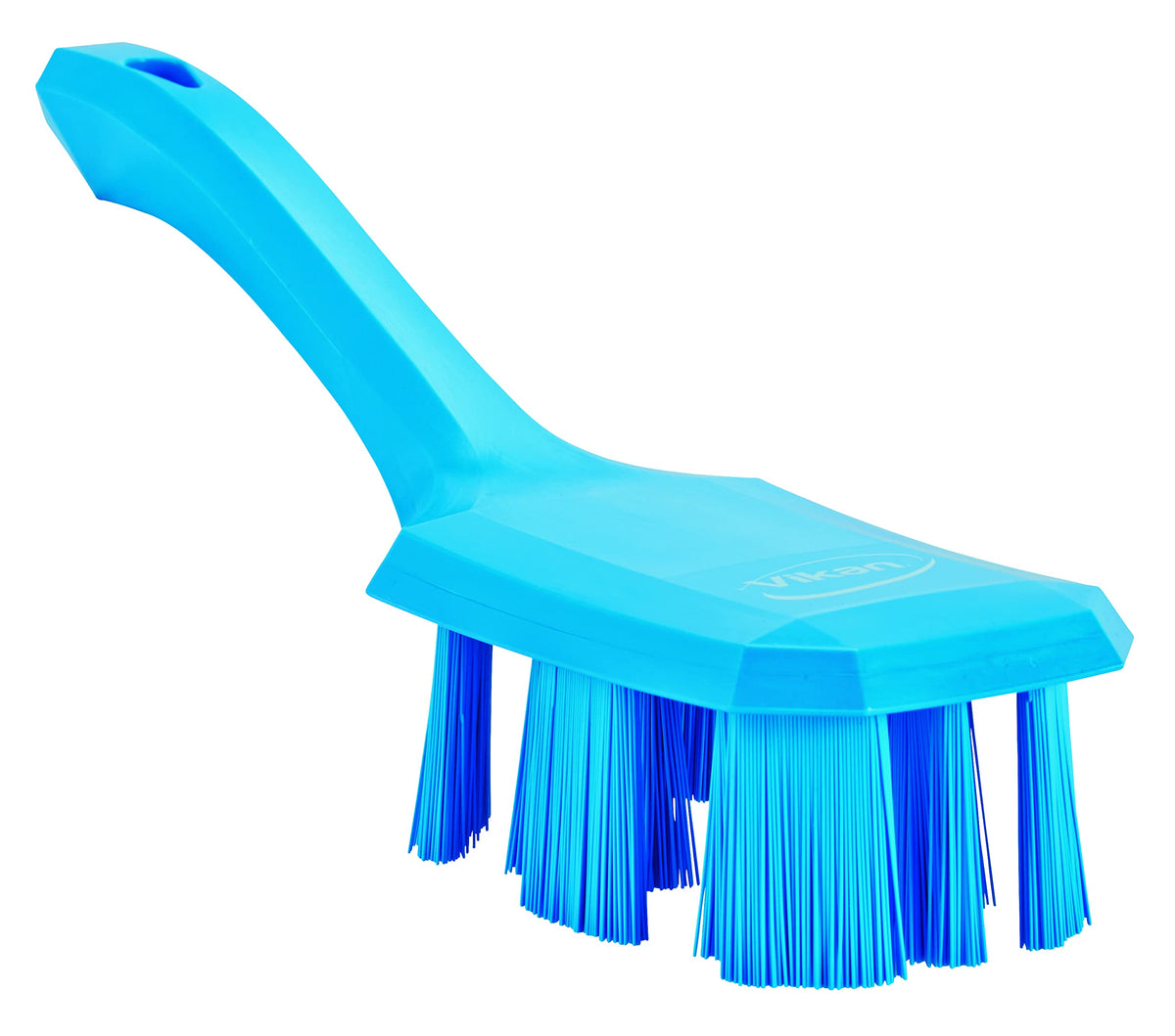 Vikan 41793 Brush, Short Handle, Ust, Stiff, Pp/Pbt, Blue