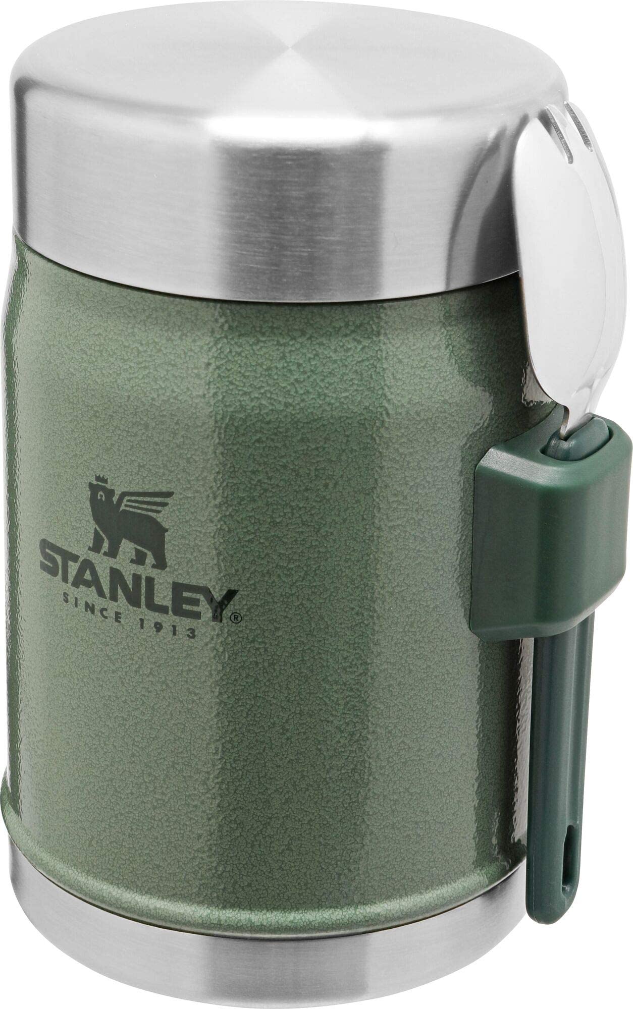 Stanley Classic Legendary Food Jar 0.4L With Spork - Keeps Cold Or Hot For 7 Hours - Bpa-Free Stainless Steel Soup Flask - Leakp