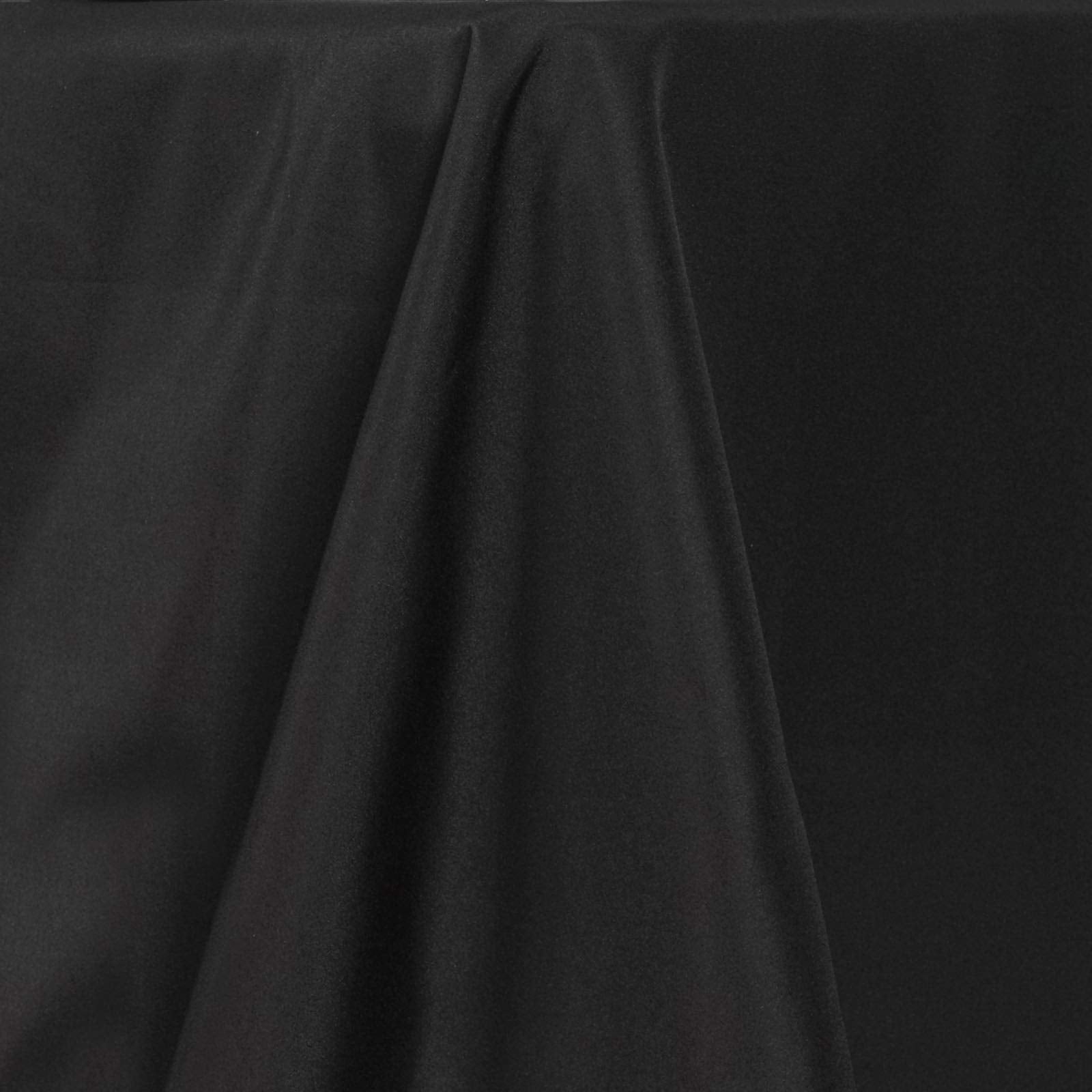 Balsacircle 60X102-Inch Black Rectangle Polyester Tablecloth Table Cover Linens For Wedding Party Events Kitchen Dining