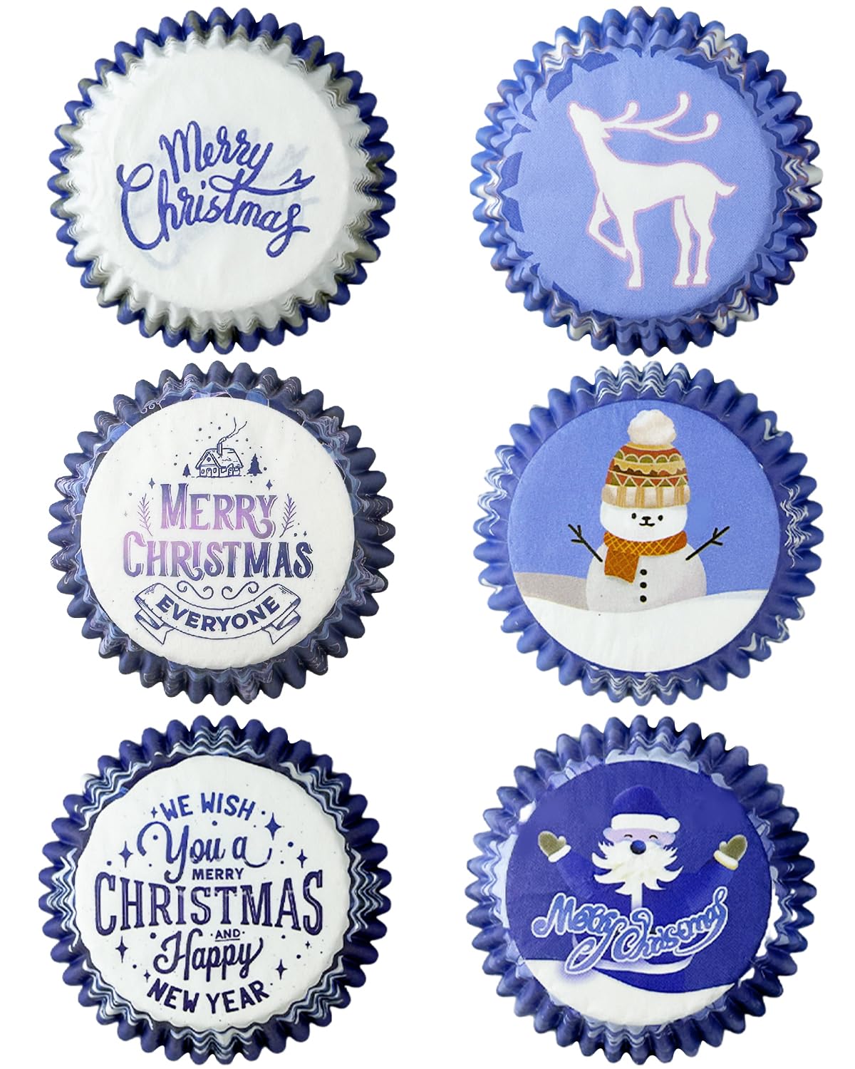 Cupcake Liners Muffin Cupcake Cups 300-Count Food Grade Candy Design Cupcake Papers Baking Cups Cupcake Wrappers Qiqee