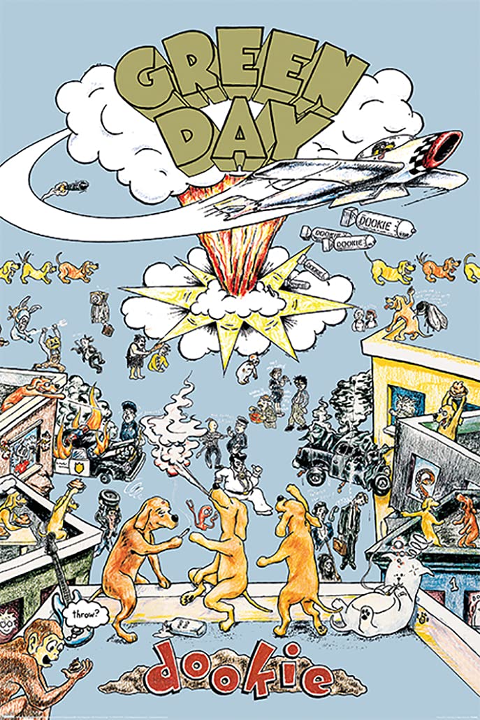 Green Day - Music Poster (Dookie - Album Cover) (Size: 24 X 36)