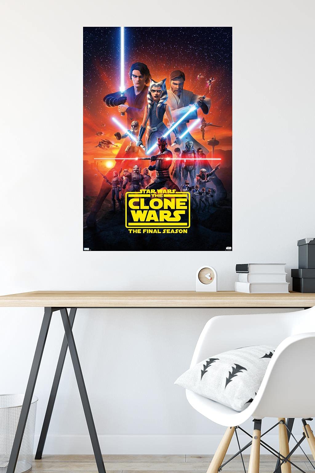 Trends International Star Wars: The Clone Wars - Season 7 Key Art Wall Poster, 22.375'' X 34'', Unframed Version