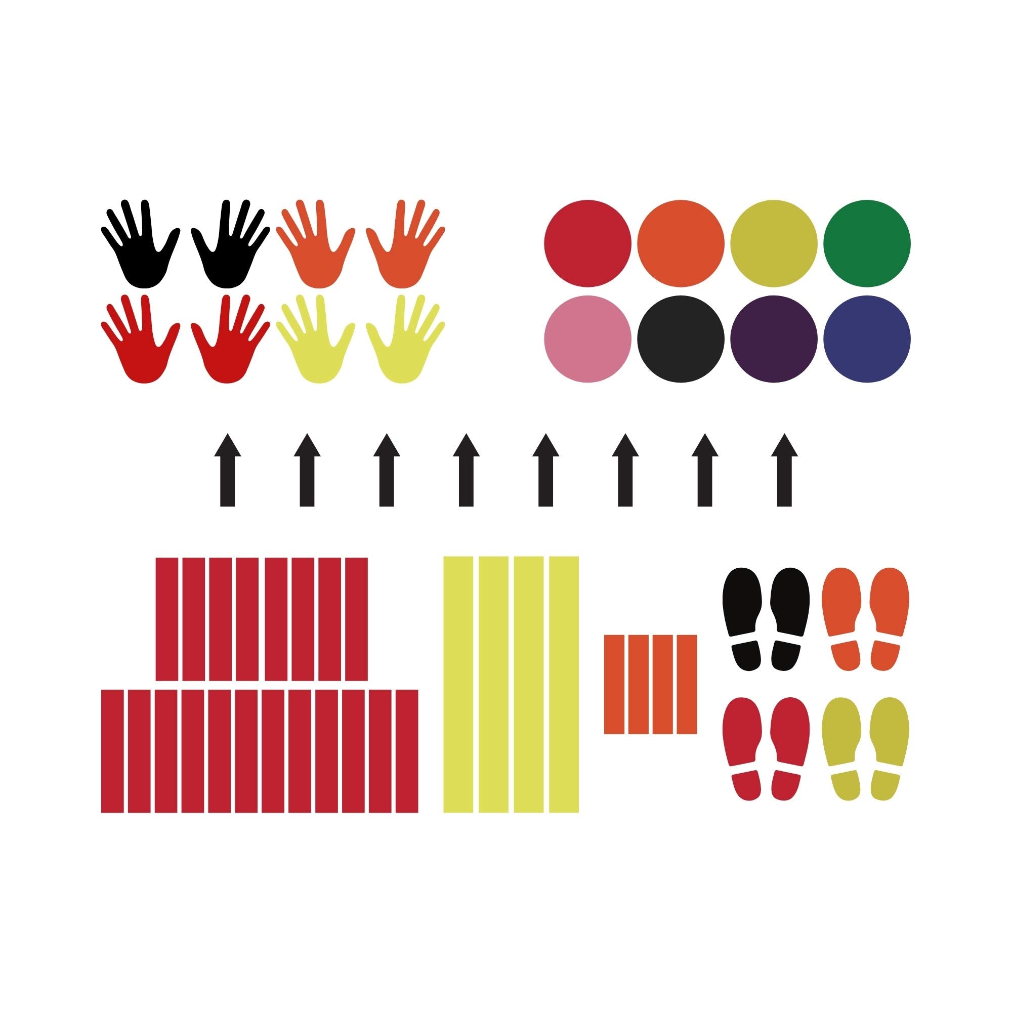 Midlee Get Creative! Wall & Floor Sensory Hallway Set For Schools