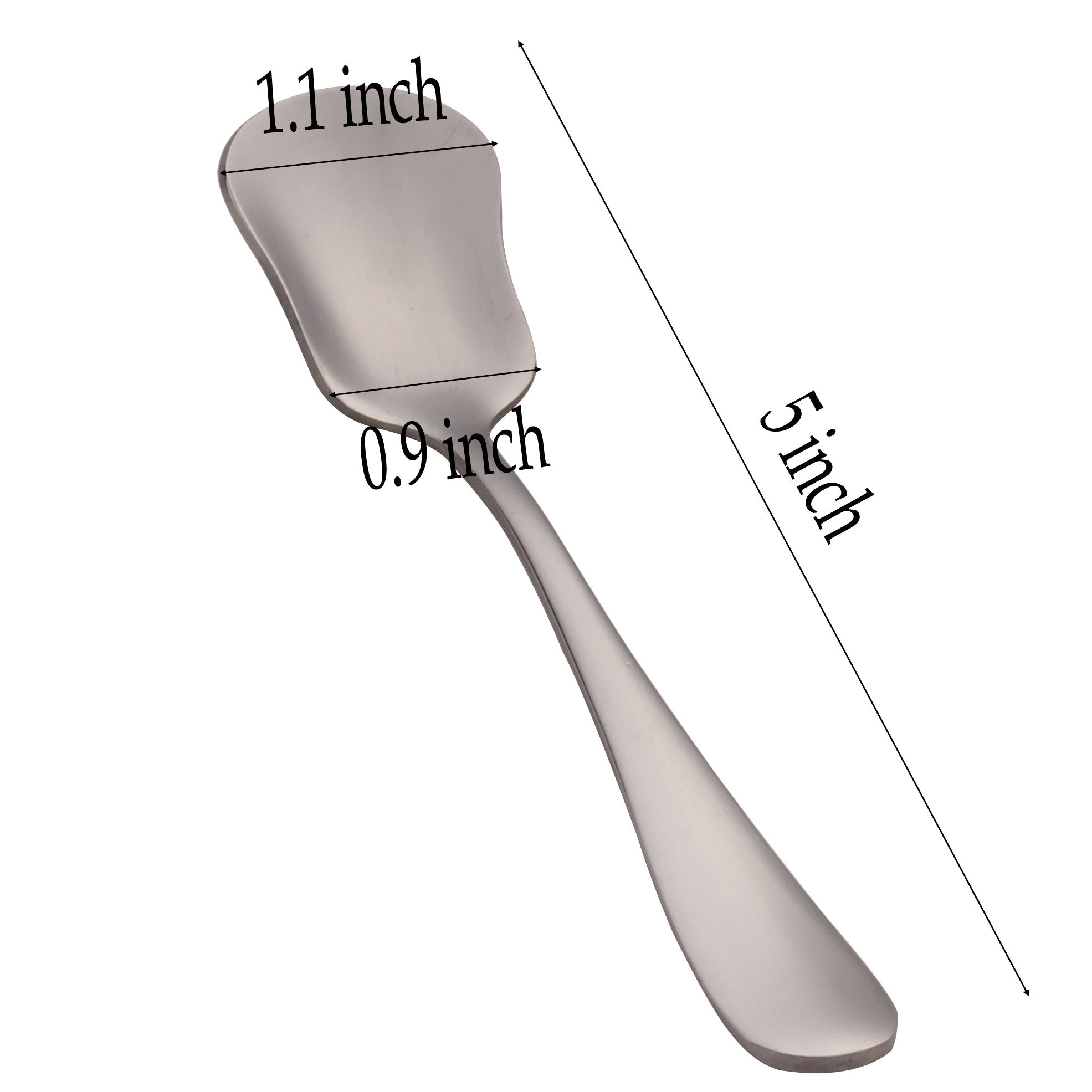 Warmbuy Small Stainless Steel Ice Cream Spoon Coffee Spoons Dessert Spoons, Set Of 10