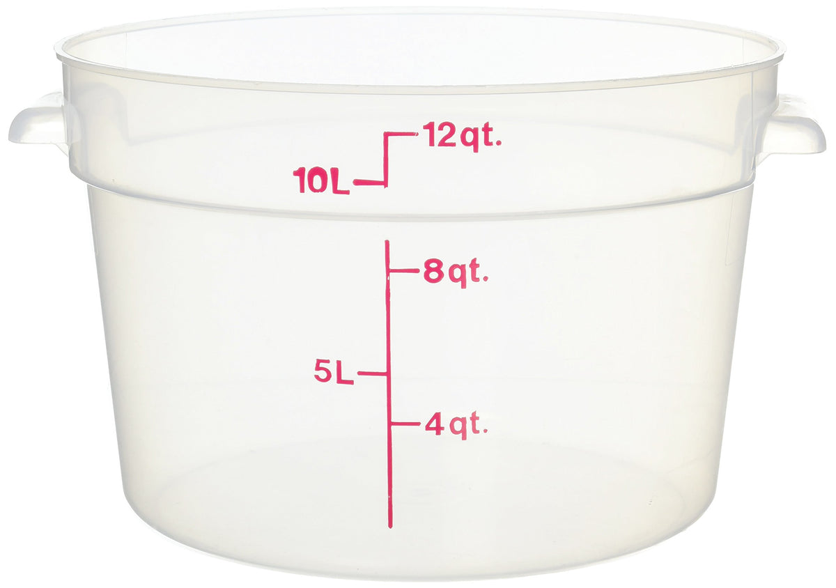 Cambro Camware Translucent Round Food Storage Containers, 12 Quart (Rfs12Pp) Category: Food Storage Round Containers