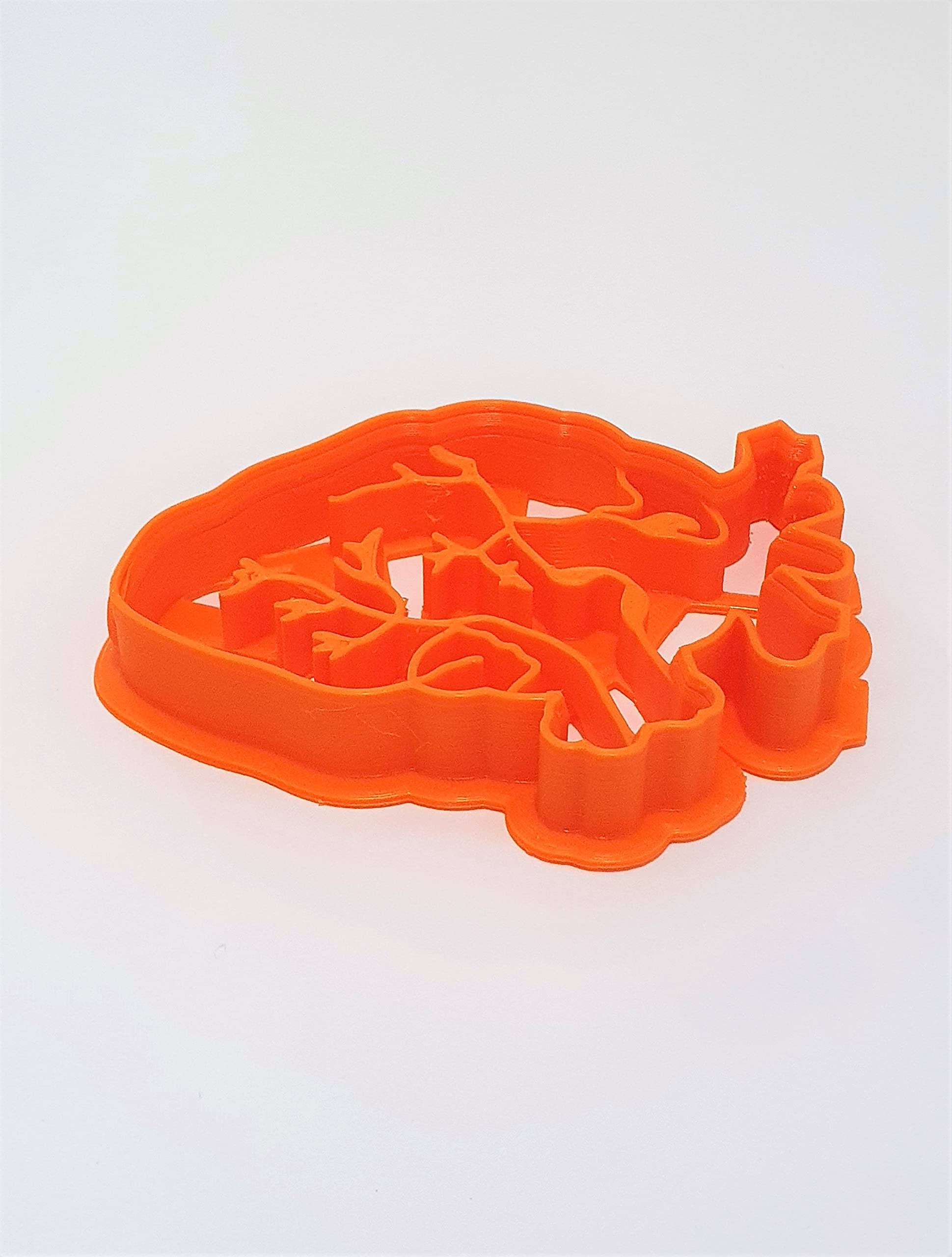 Generico T3D Cookie Cutters Human Heart Mold - 3.56"x2.86"x0.55" Plastic for Cakes, Biscuits, and Fondant Treats