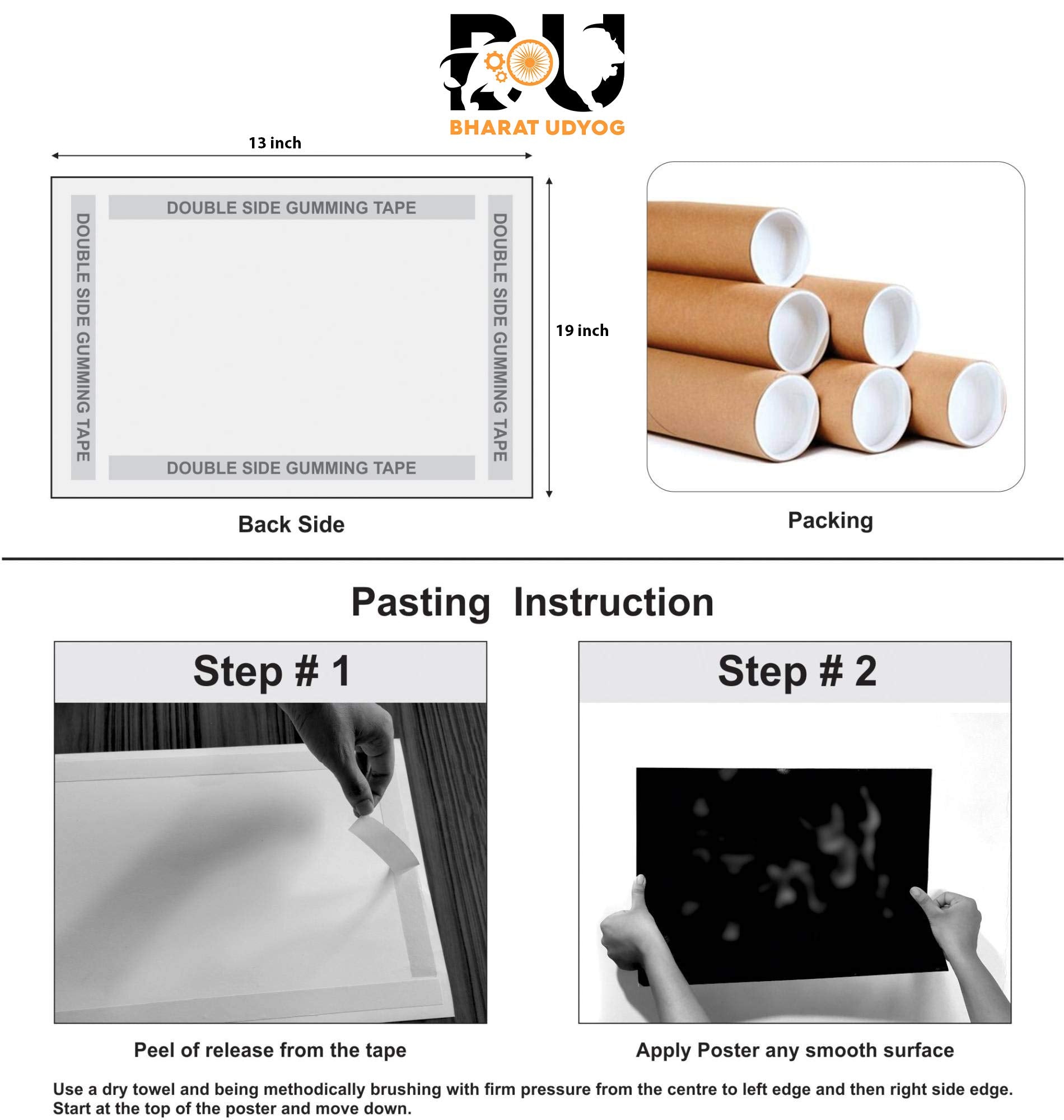 Bharat Udyog The Weeknd Poster - Red Background Music Artists Wall Sticker 300 Gsm Art Card Paper Print Artwork Printed (13X19 I