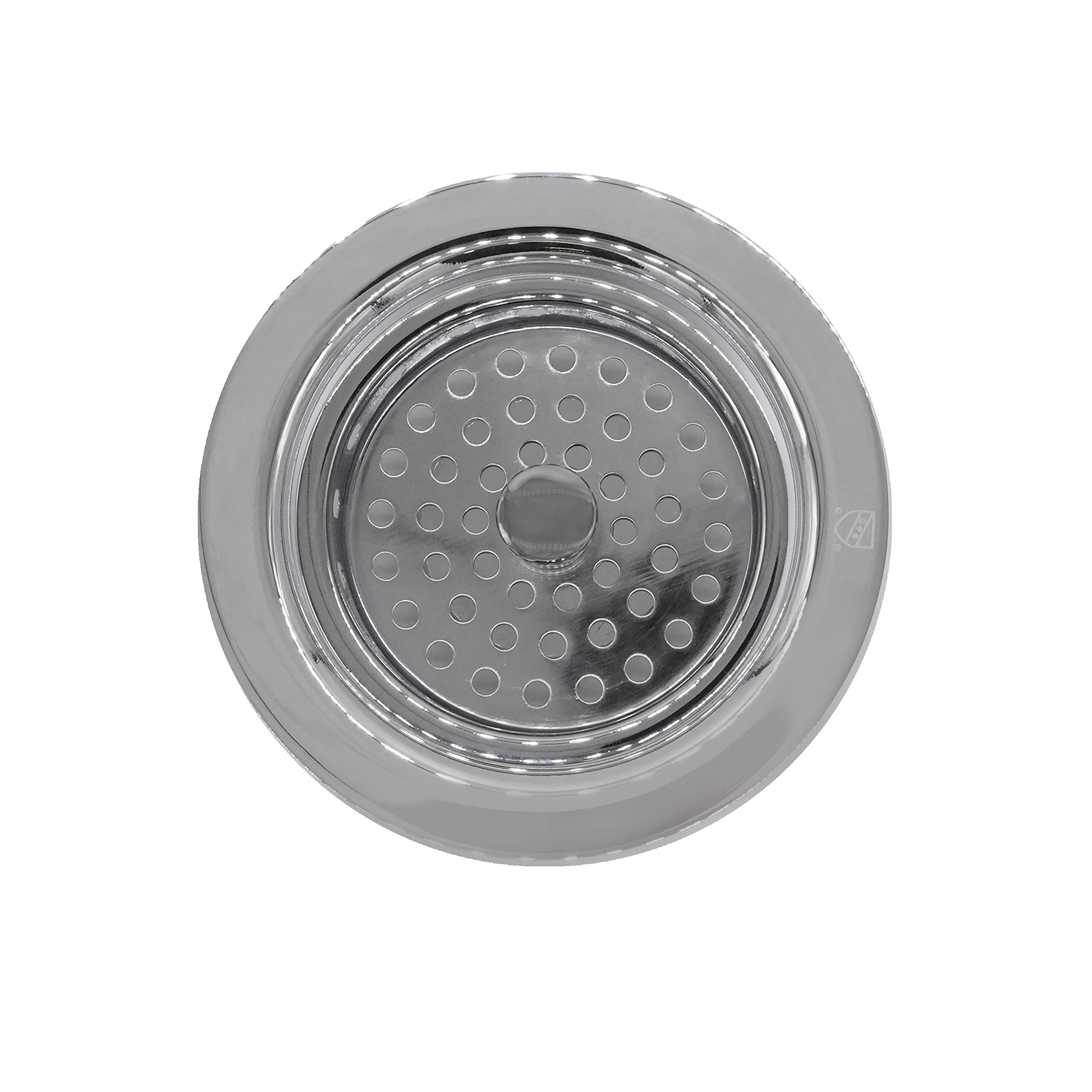 Westbrass D2165-26 Post Style Large Kitchen Basket Strainer With Waste Disposal Flange And Stopper, Polished Chrome