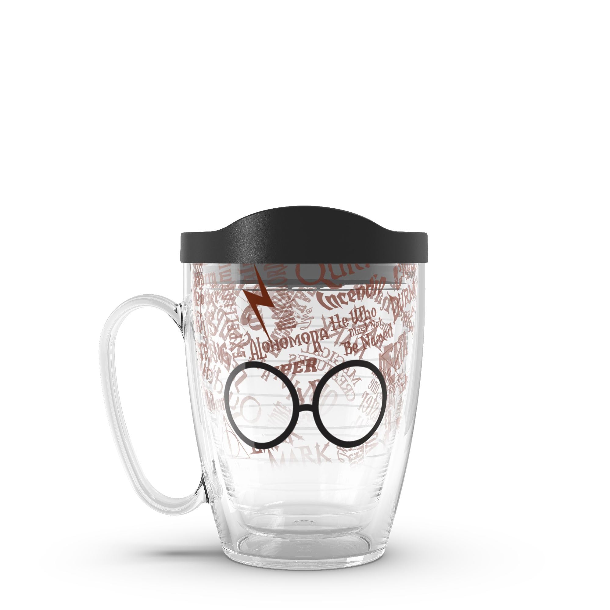 Tervis Made in USA Double Walled Harry Potter  Glasses and Scar Insulated Tumbler Cup Keeps Drinks Cold & Hot, 16oz Mug, Classi