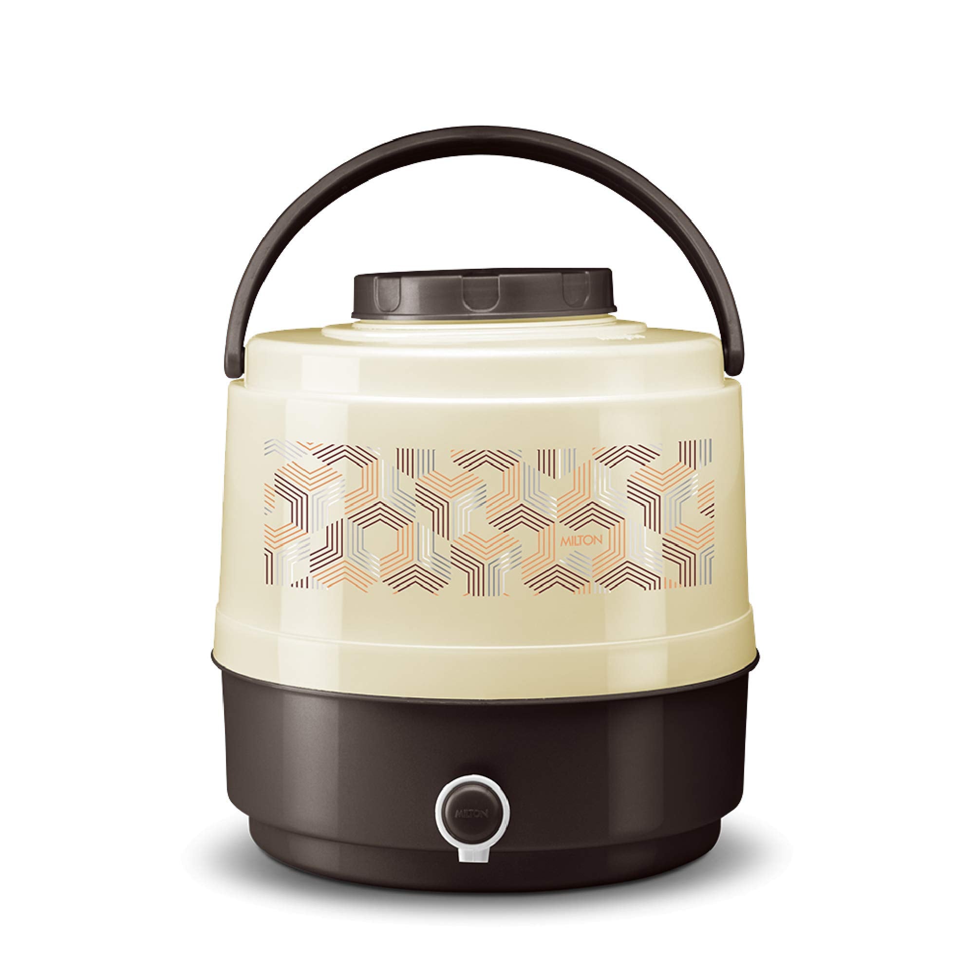 Milton New Kool Musafir 15000 Insulated Water Jug, 15 Litres, Brown